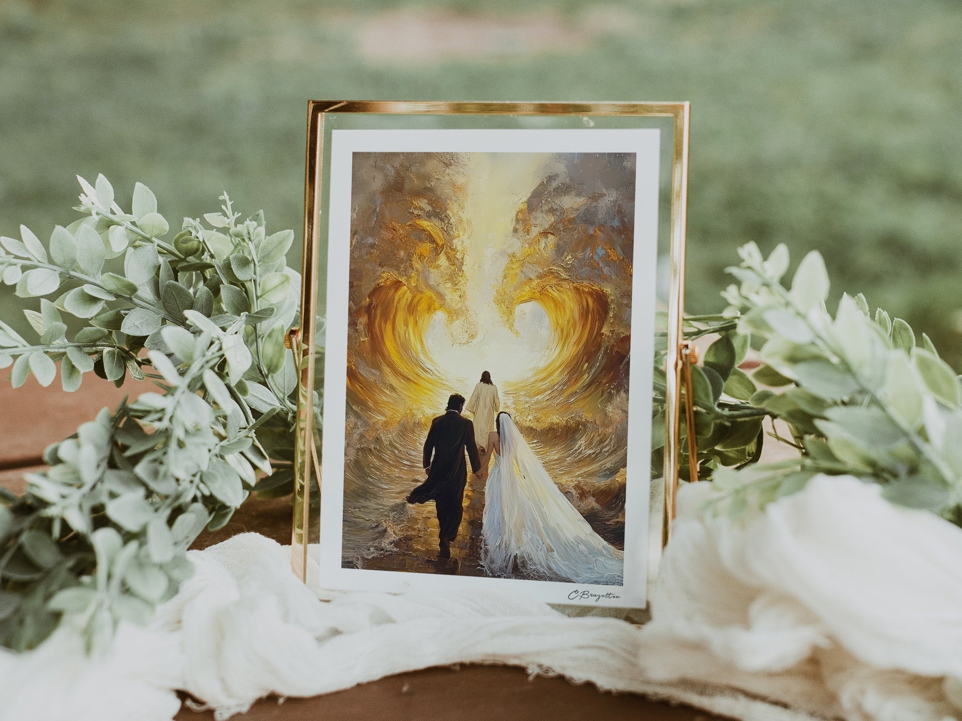 Guided by Him #2 | Signed Handmade Art Print