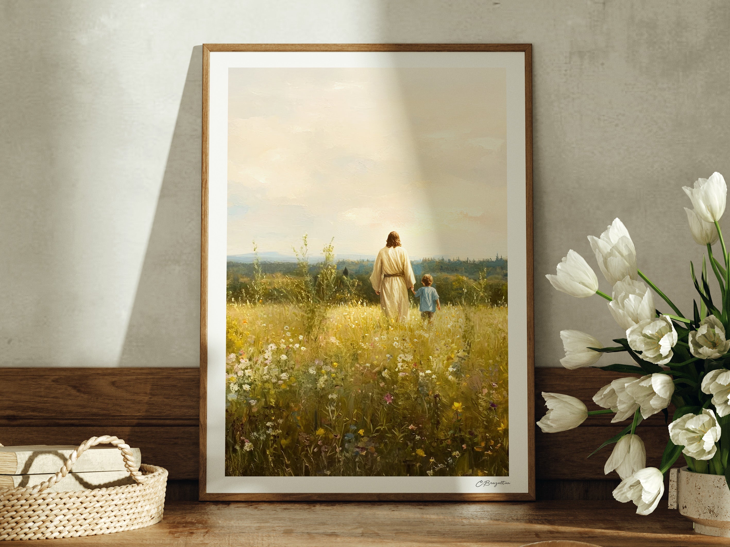 Hand in Hand | Signed Handmade Art Print