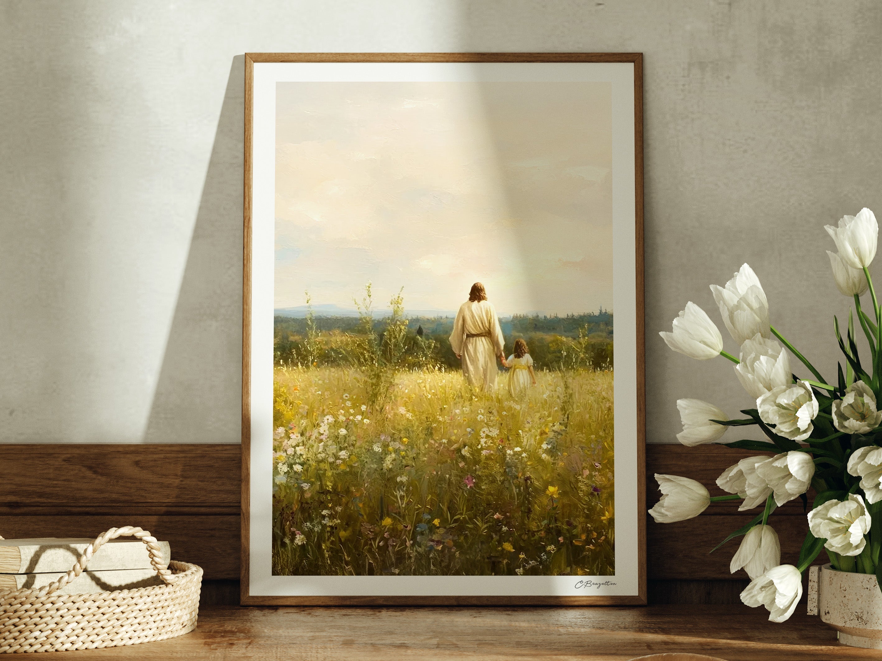 Hand in Hand | Signed Handmade Art Print