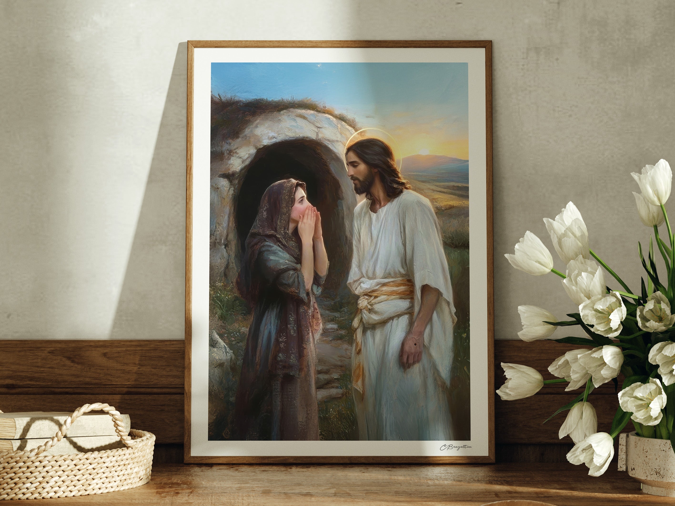 My Redeemer Lives | Signed Handmade Art Print
