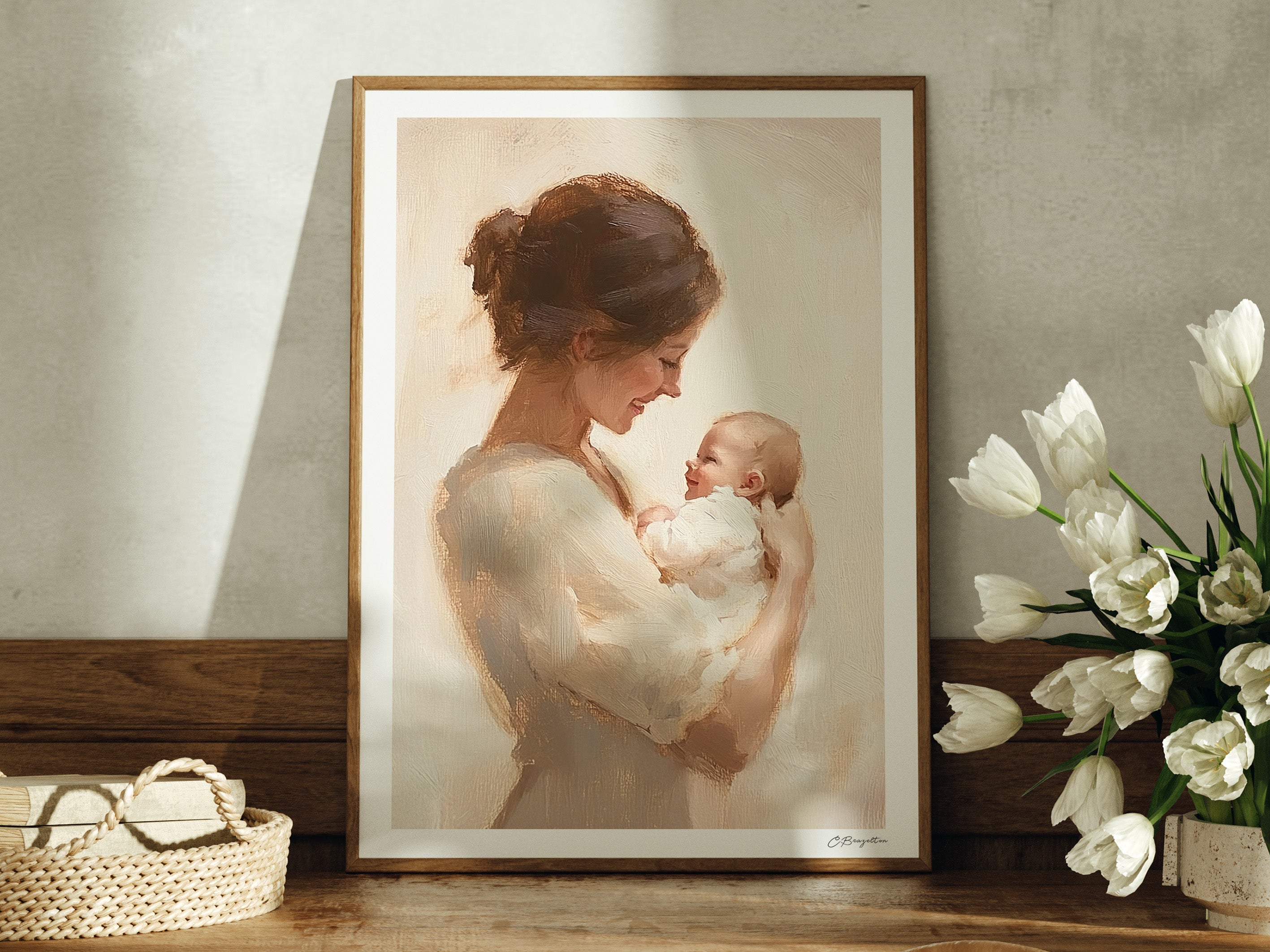 Mother's Love #2 | Signed Handmade Art Print