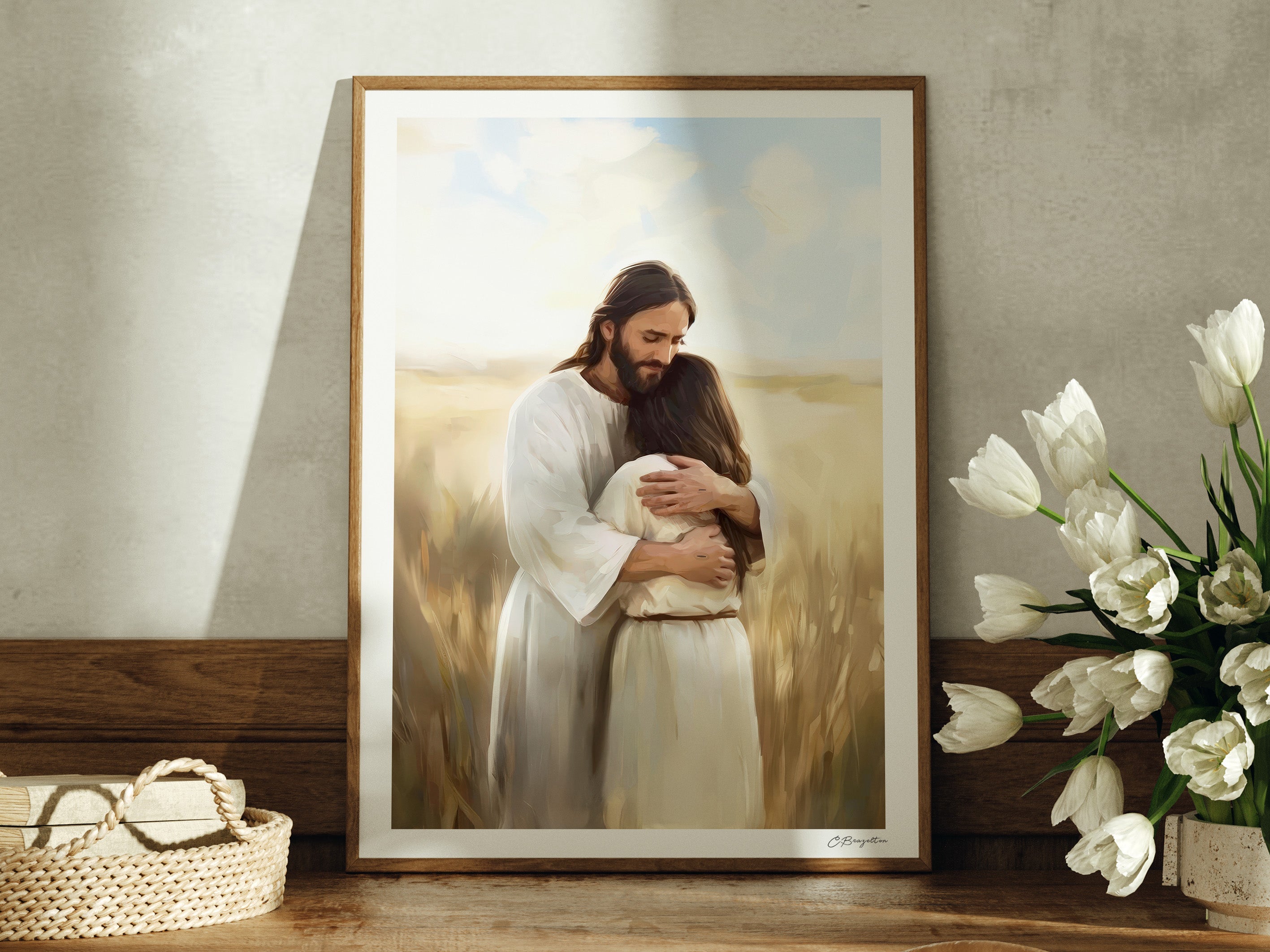 I Am With You #2 | Signed Handmade Art Print
