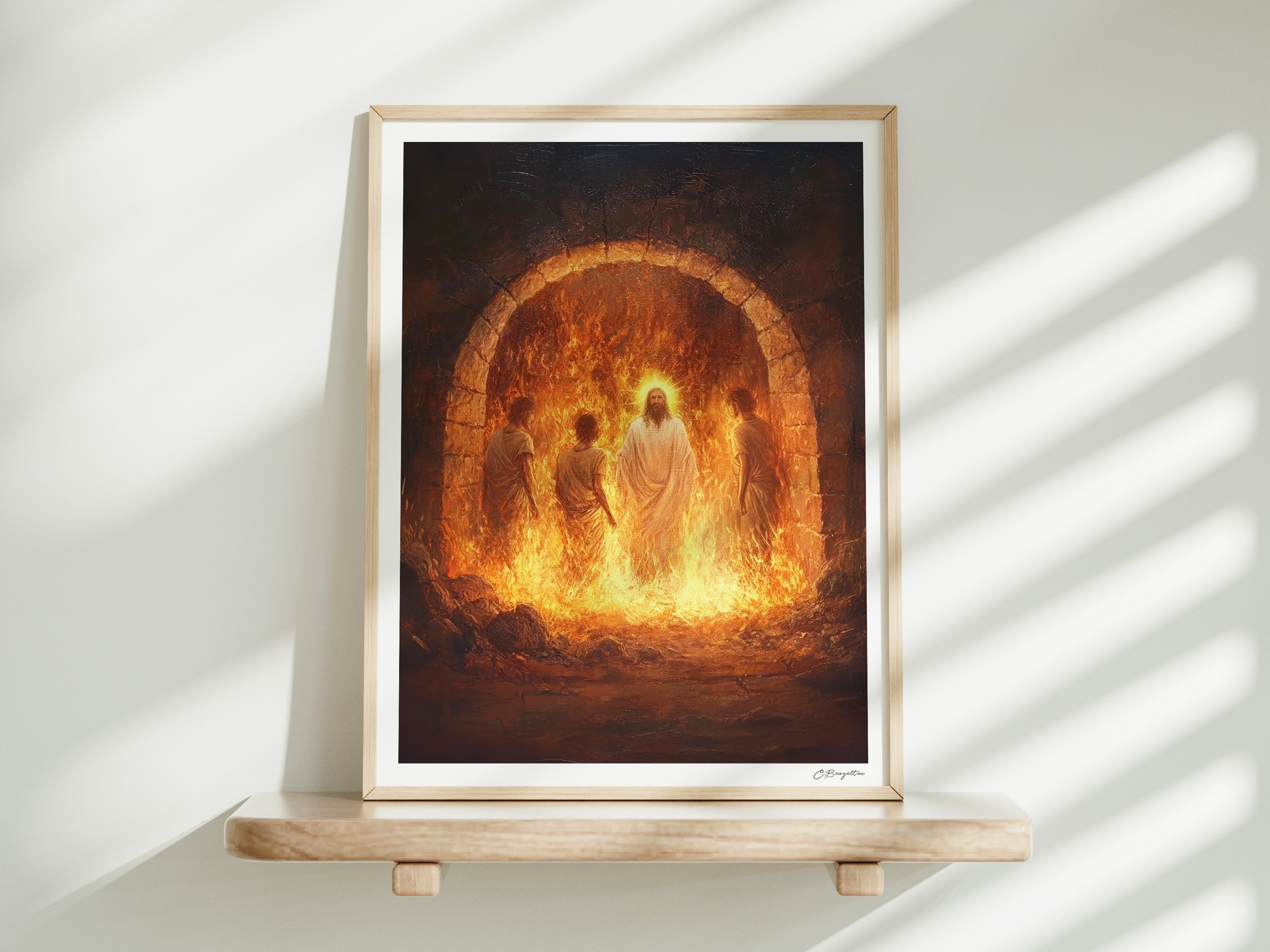 Faith Over Fire #2 | Signed Handmade Art Print