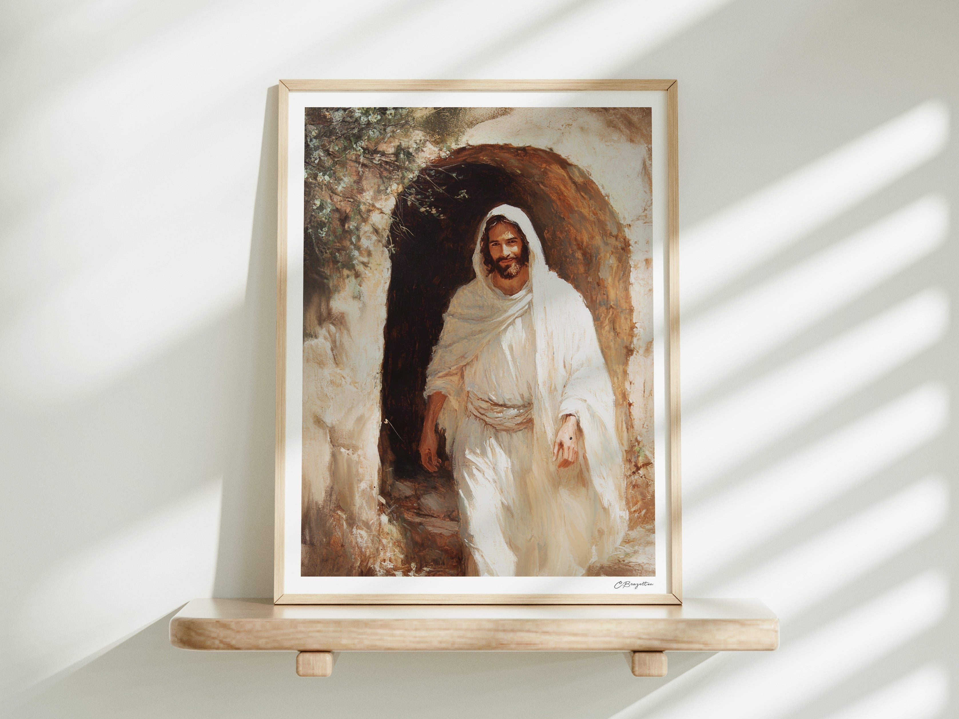 He Conquered the Grave | Signed Handmade Art Print