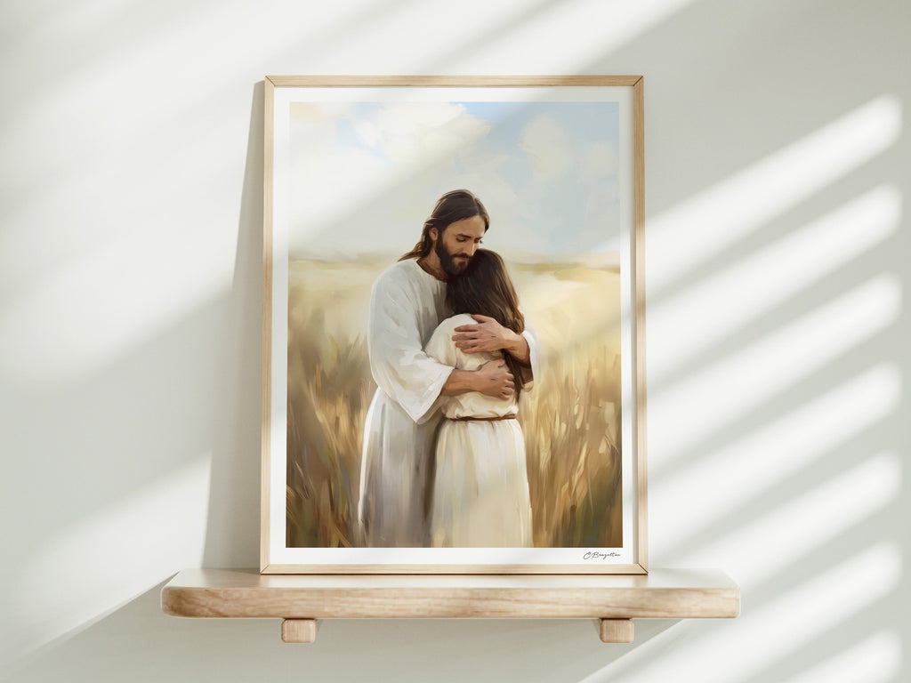 I Am With You #2 | Signed Handmade Art Print