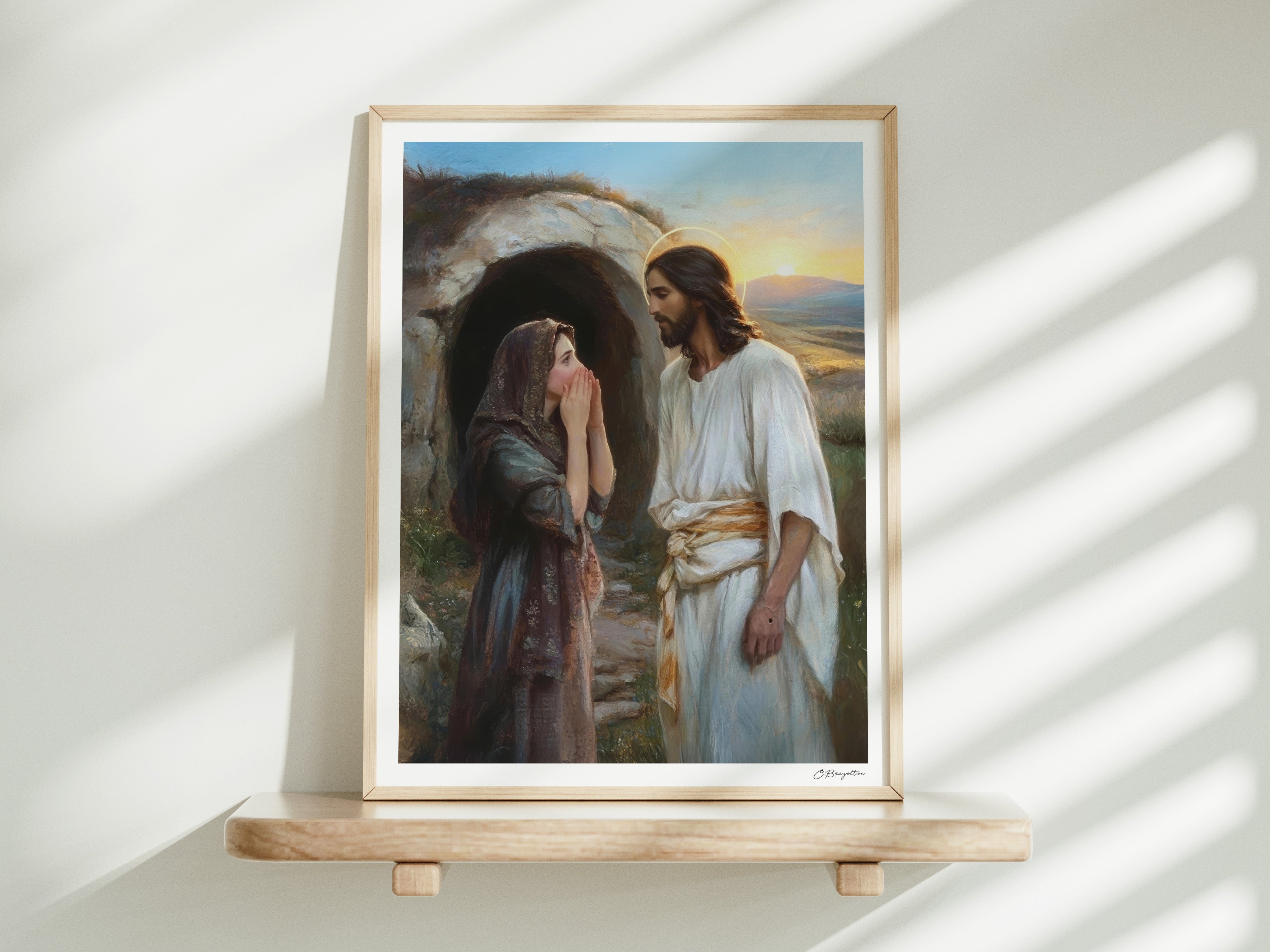 My Redeemer Lives | Signed Handmade Art Print