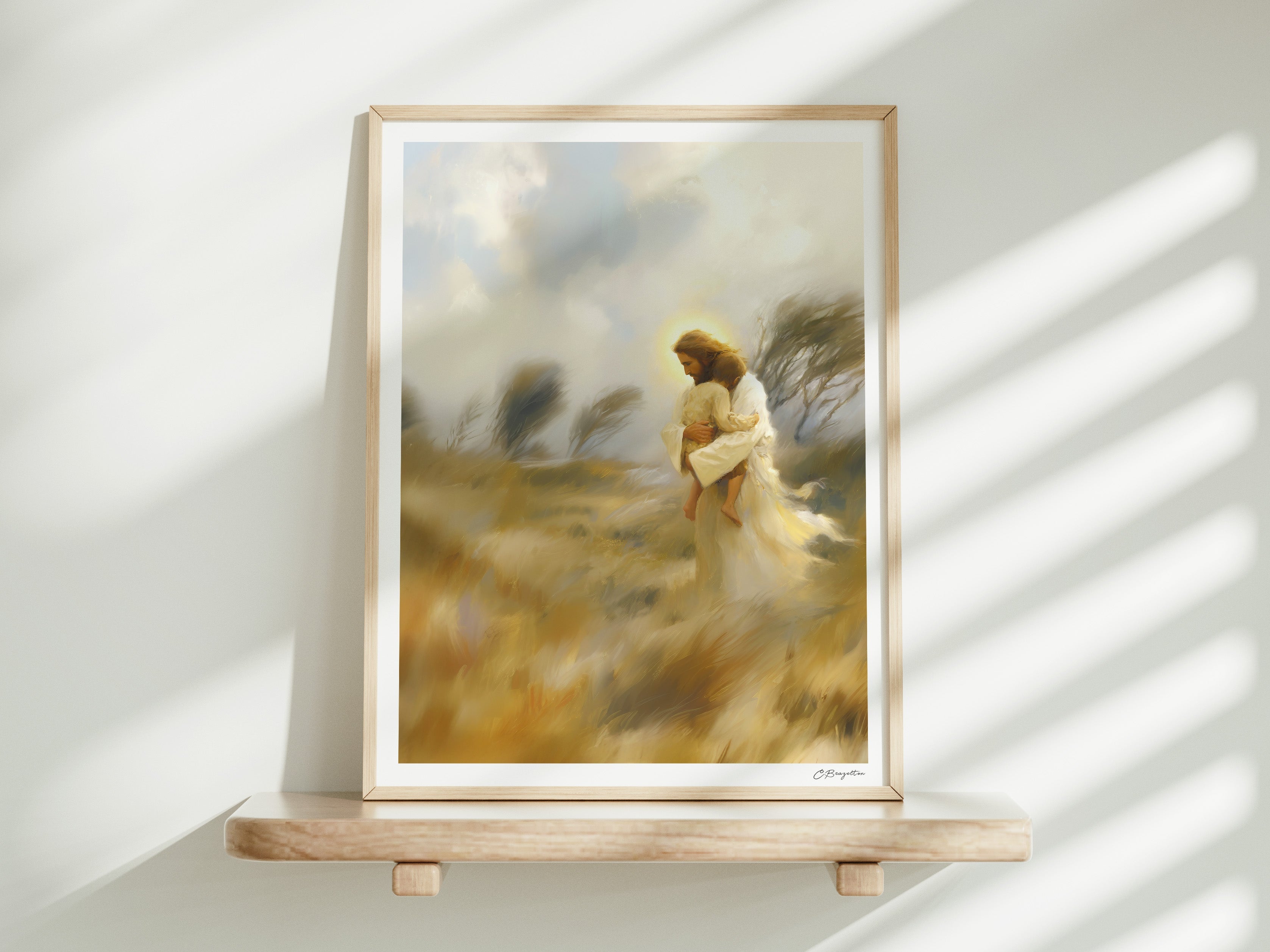 Shelter in the Storm | Signed Handmade Art Print
