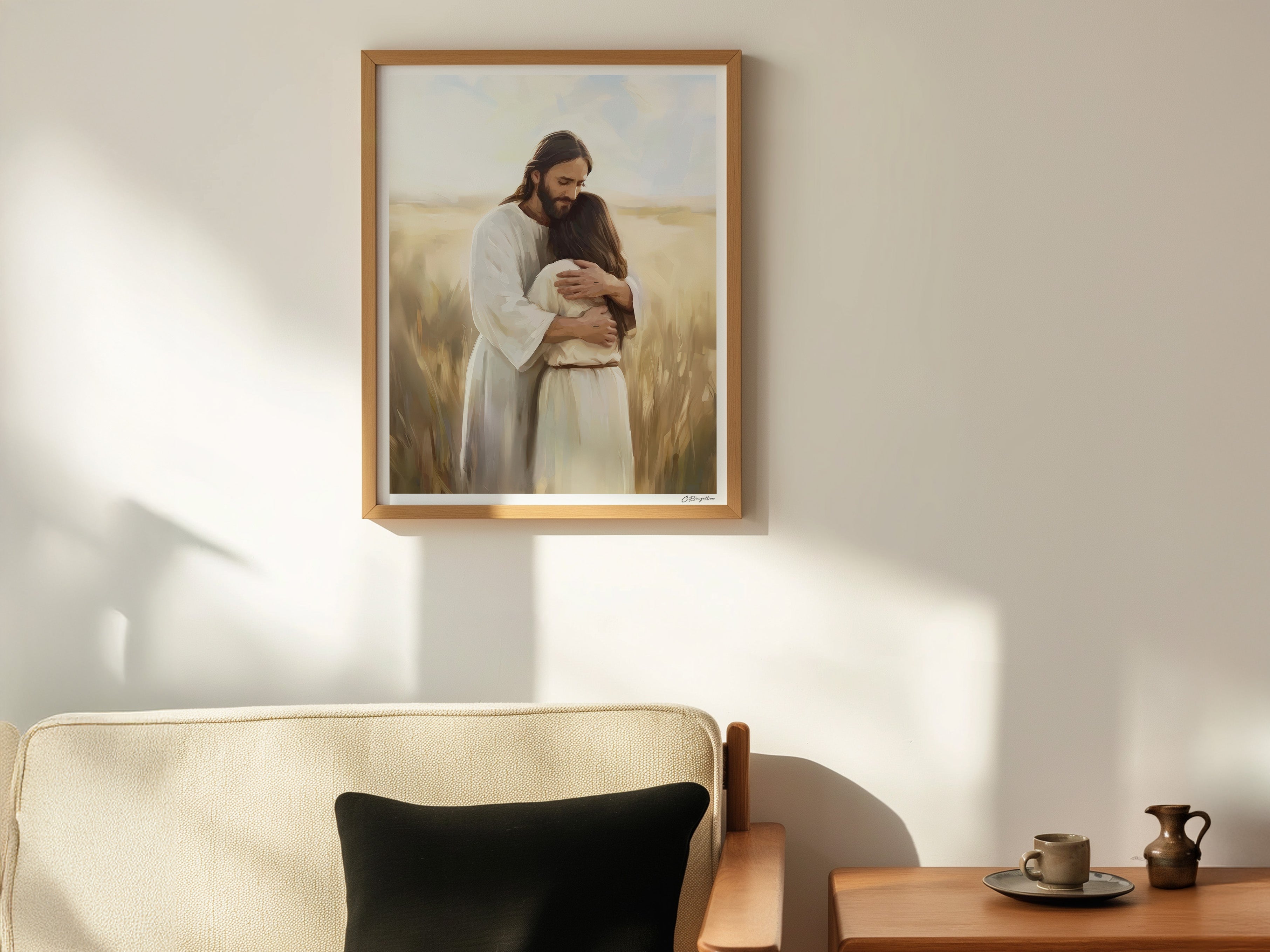 I Am With You #2 | Signed Handmade Art Print
