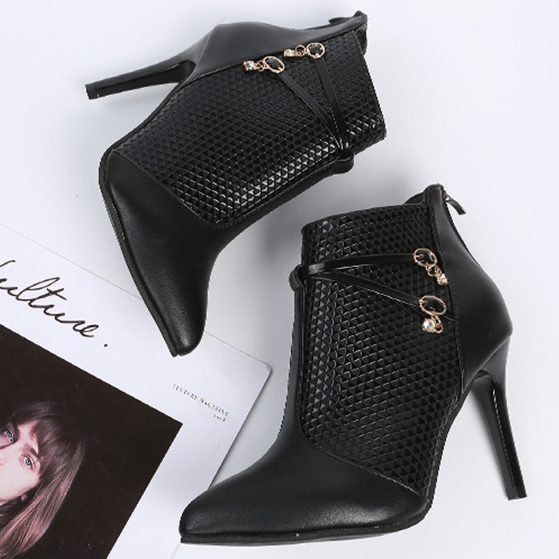 Ankle Boots Women's Pointed Toe