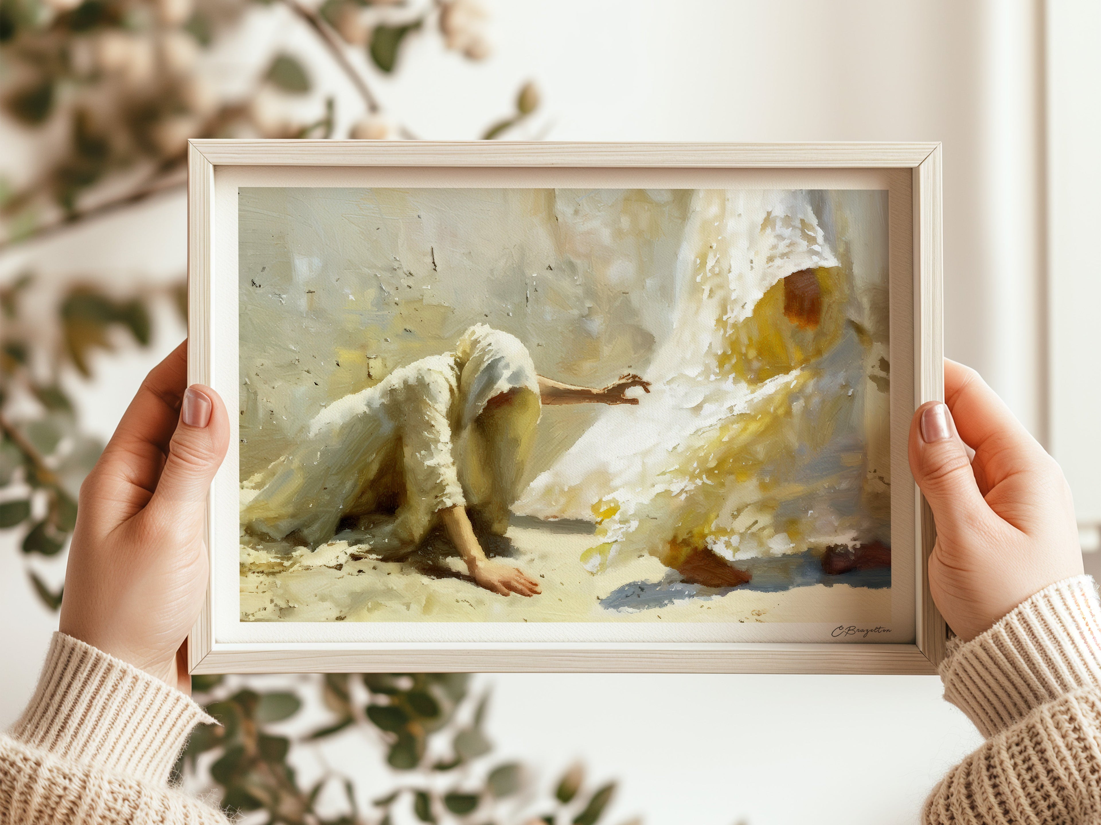 Faith in Him | Framed Art Print