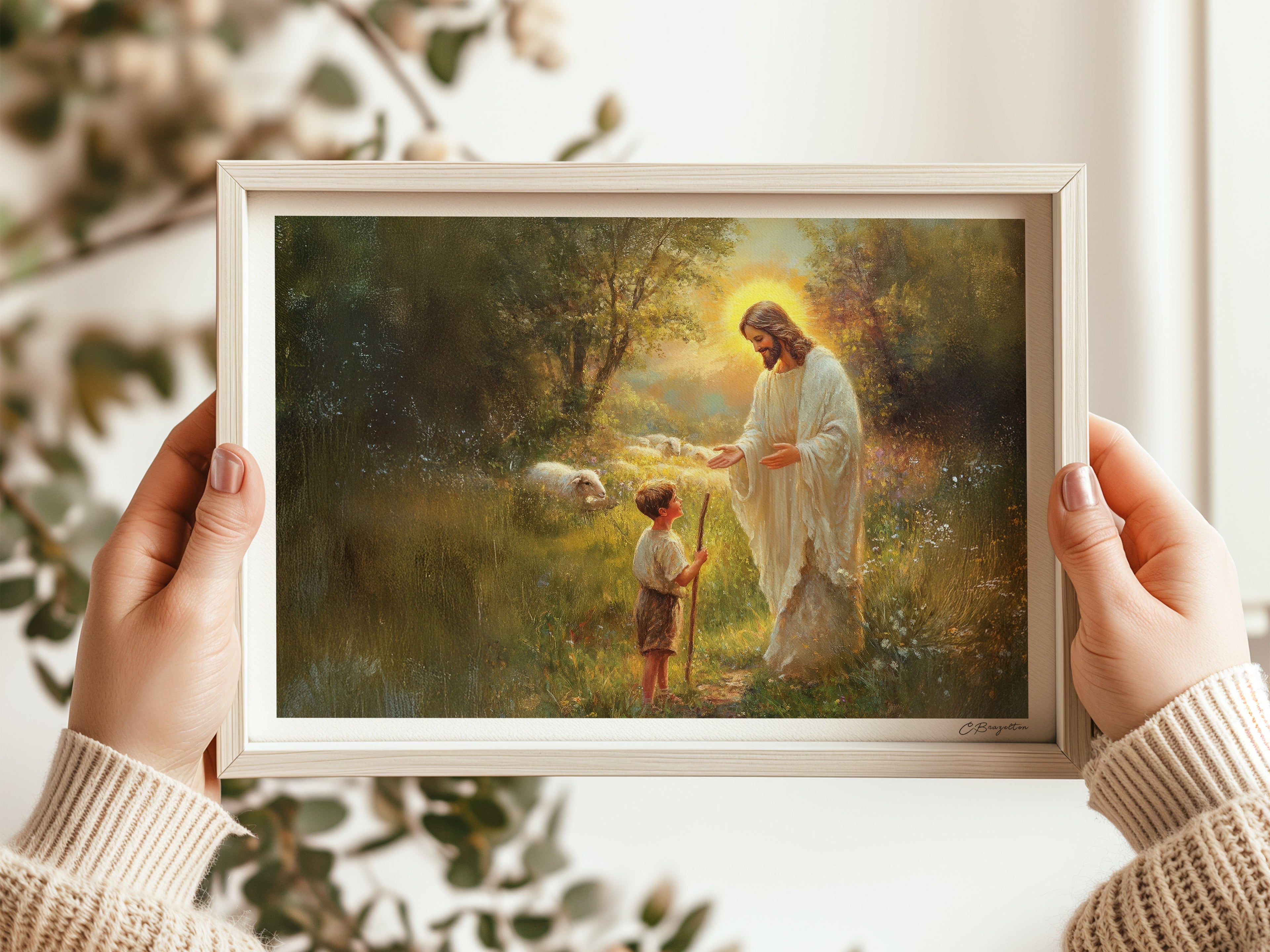 Feed My Sheep | Signed Handmade Art Print
