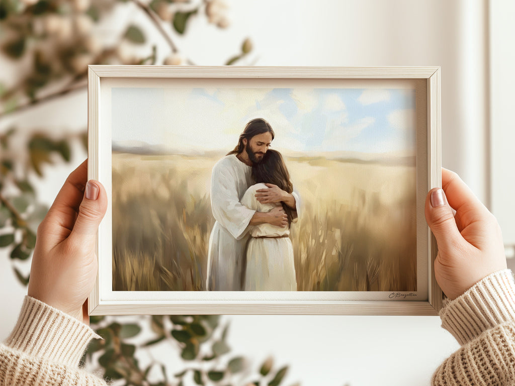 I Am With You #2 | Signed Handmade Art Print