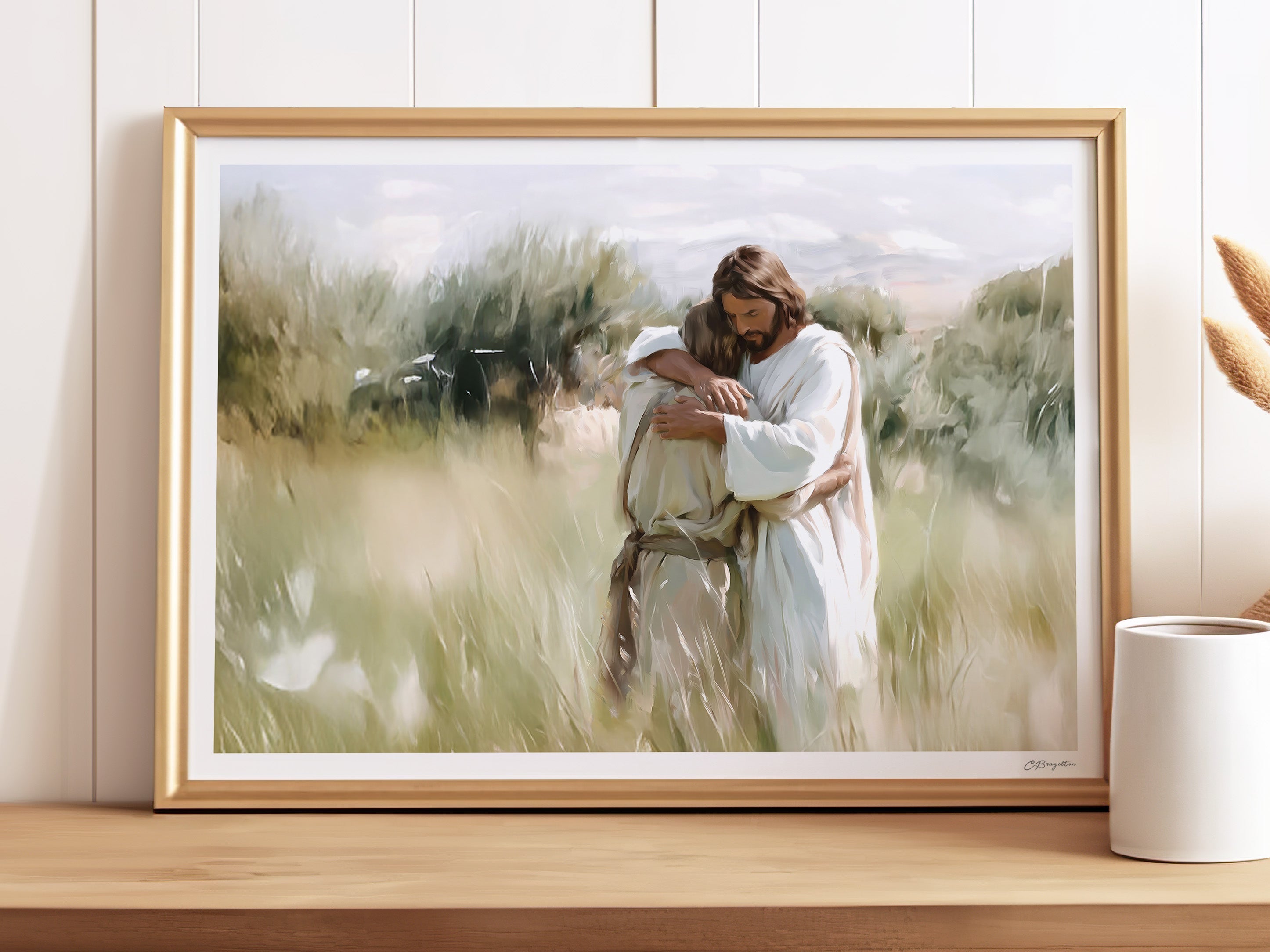 Healing Embrace #3 | Signed Handmade Art Print