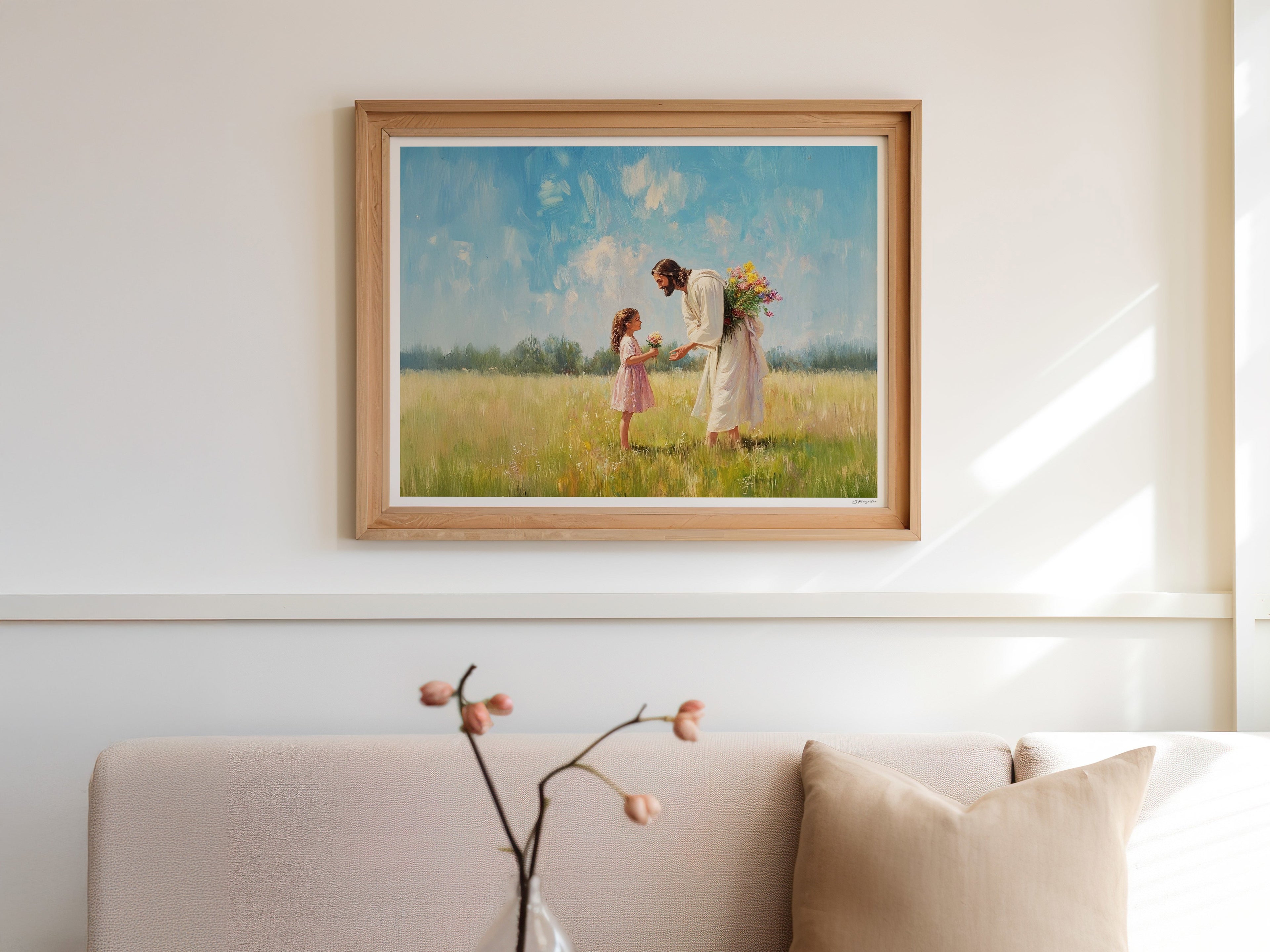 Cheerful Gift | Signed Handmade Art Print