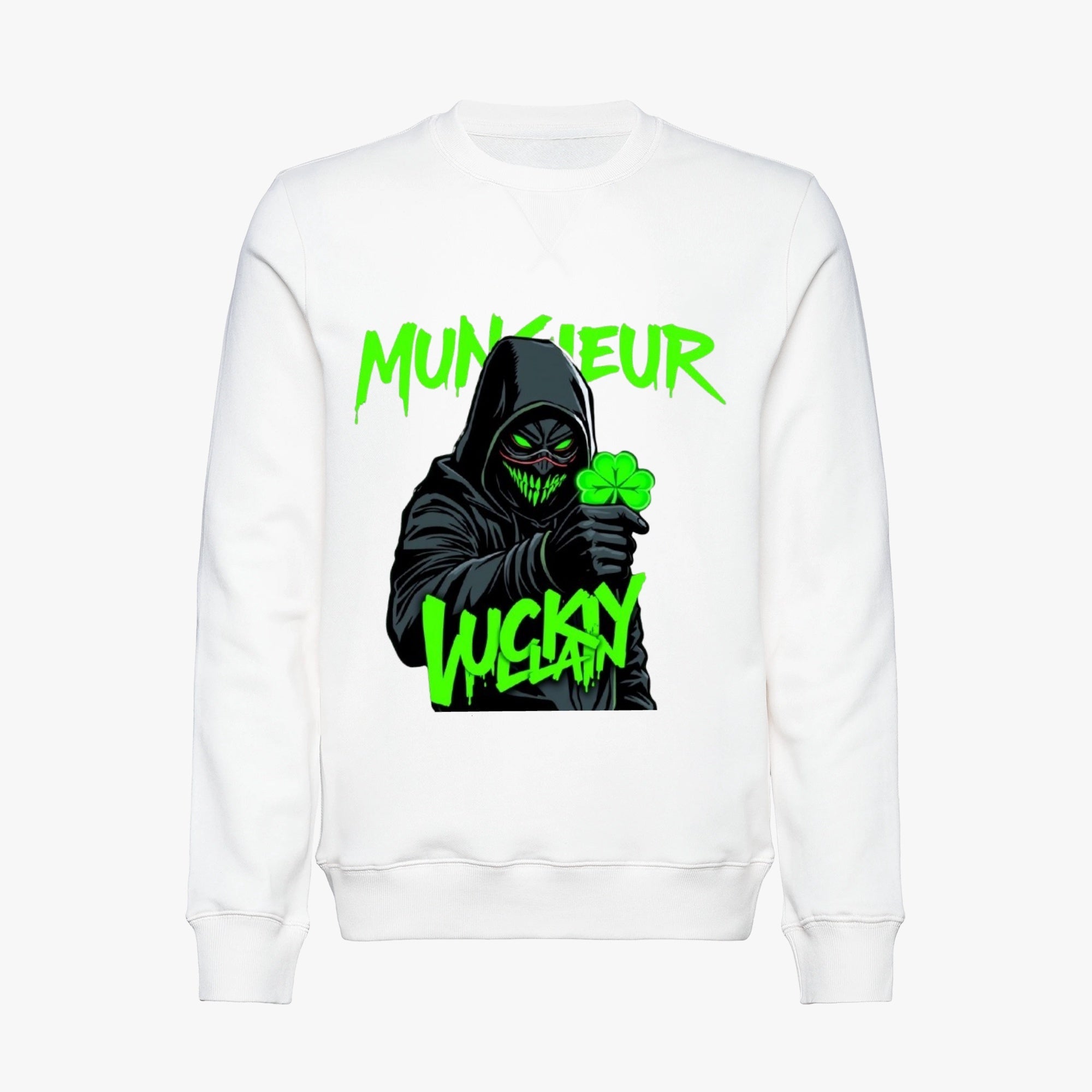 St. Patrick's Day Collection Munsieur Unisex Clover Gang 🍀 Crewneck Hoodie Sweater