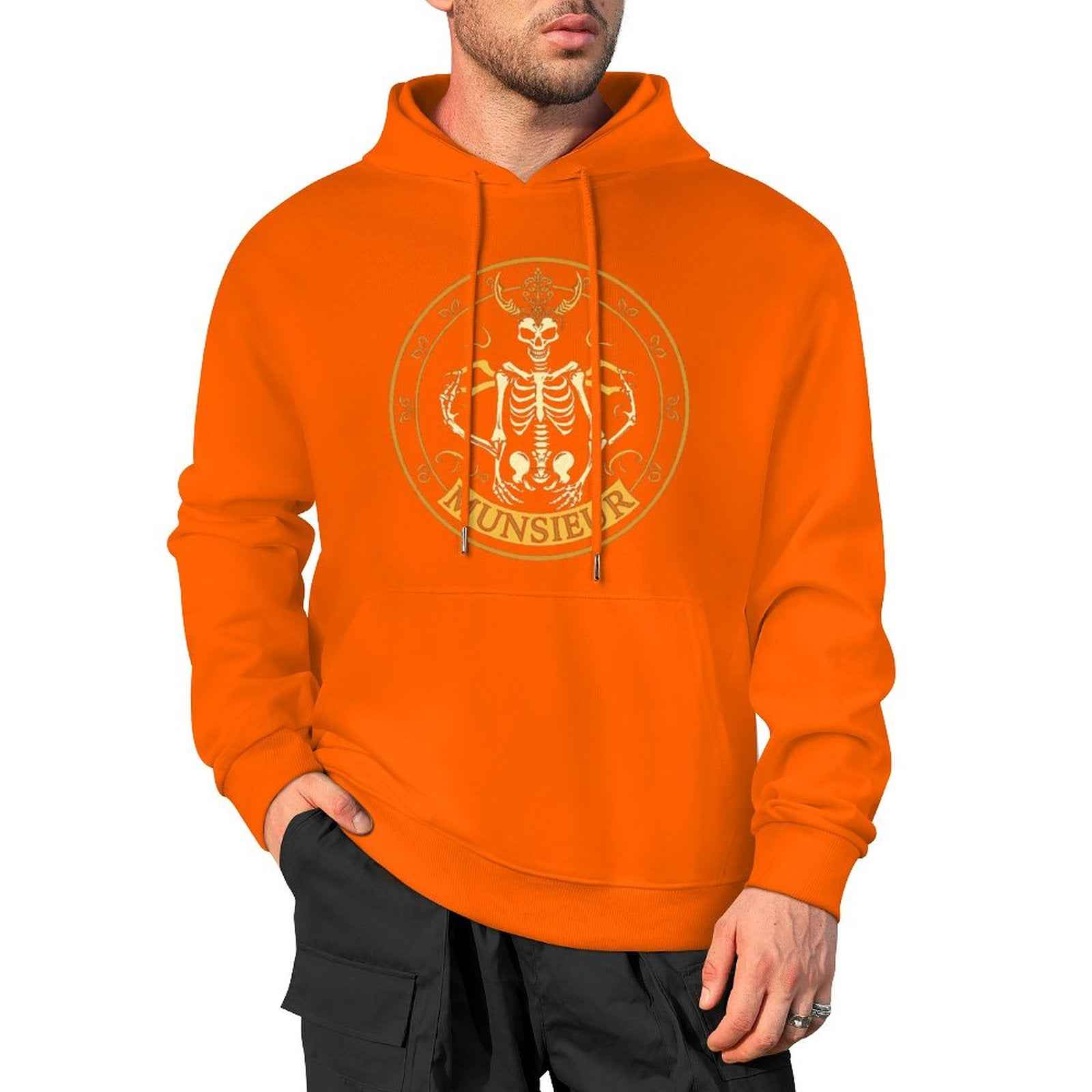 Shadow Reaper Hoodie - Luxe Skull Embroidery Gothic Streetwear