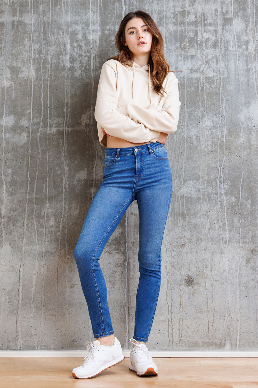 Super Stretch High Rise Skinny Jeans