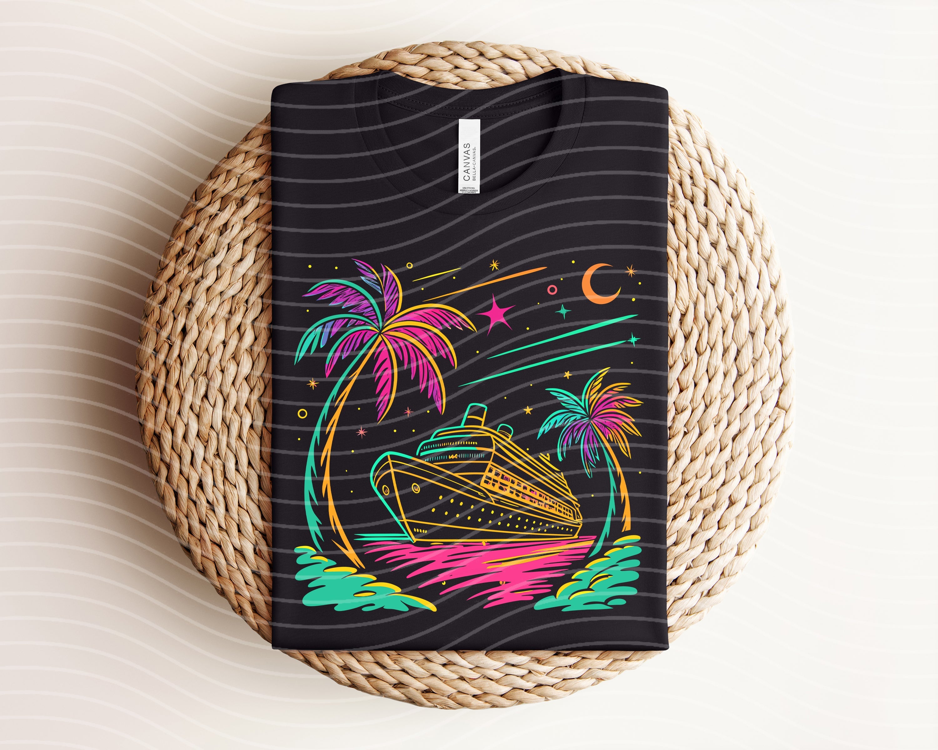 Neon Cruise Graphic Tee