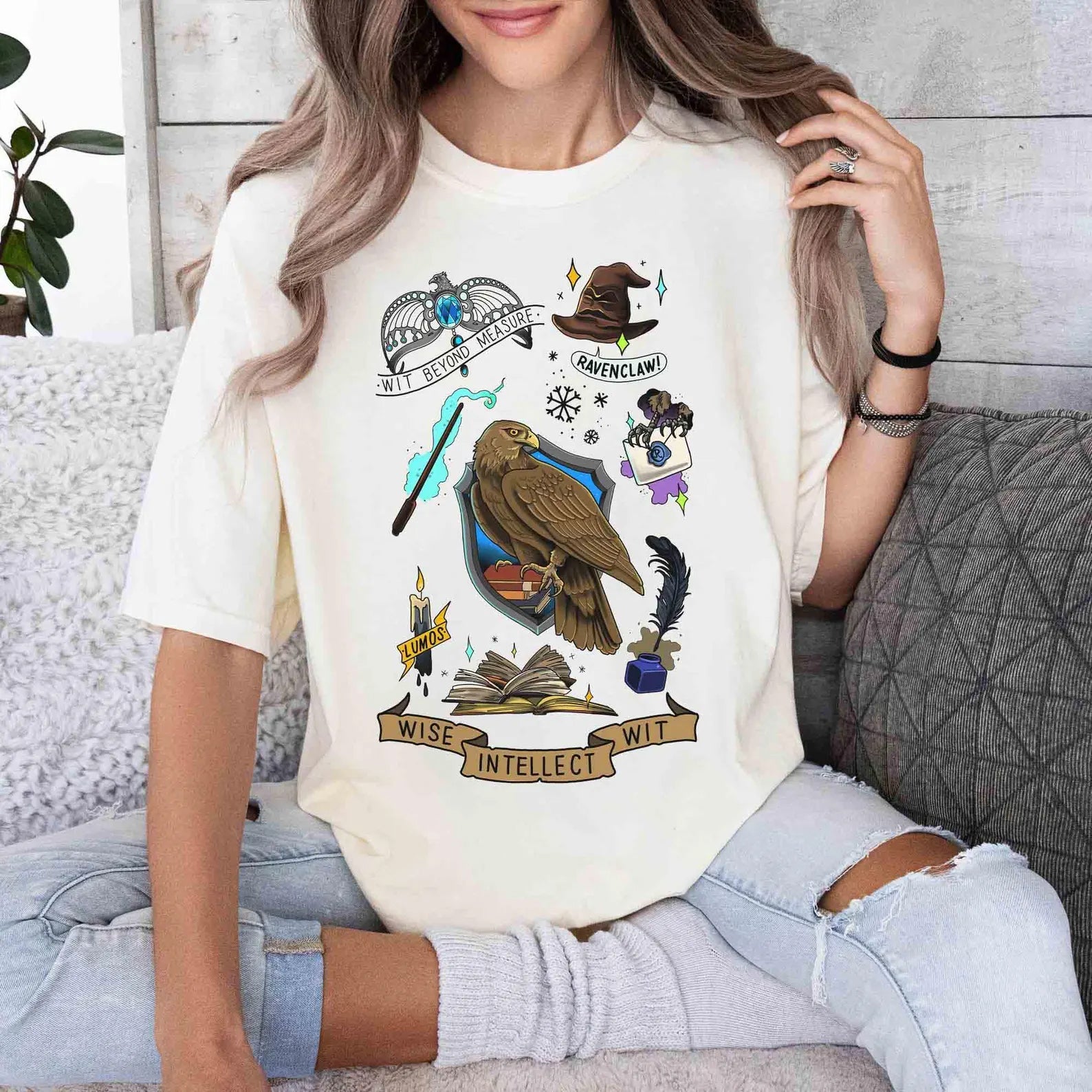 Ravenclaw Collage Graphic Tee