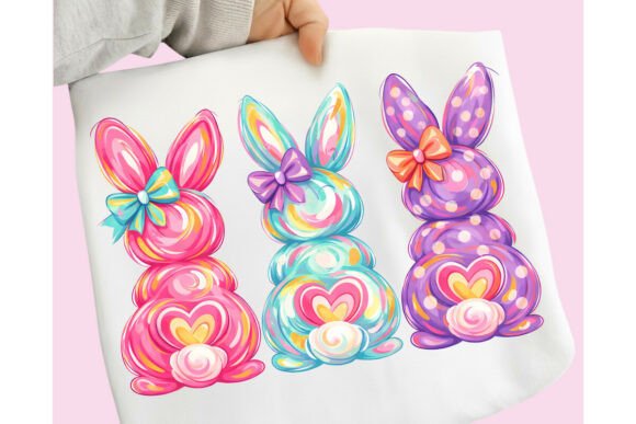 Watercolor Bunnies Graphic Tee
