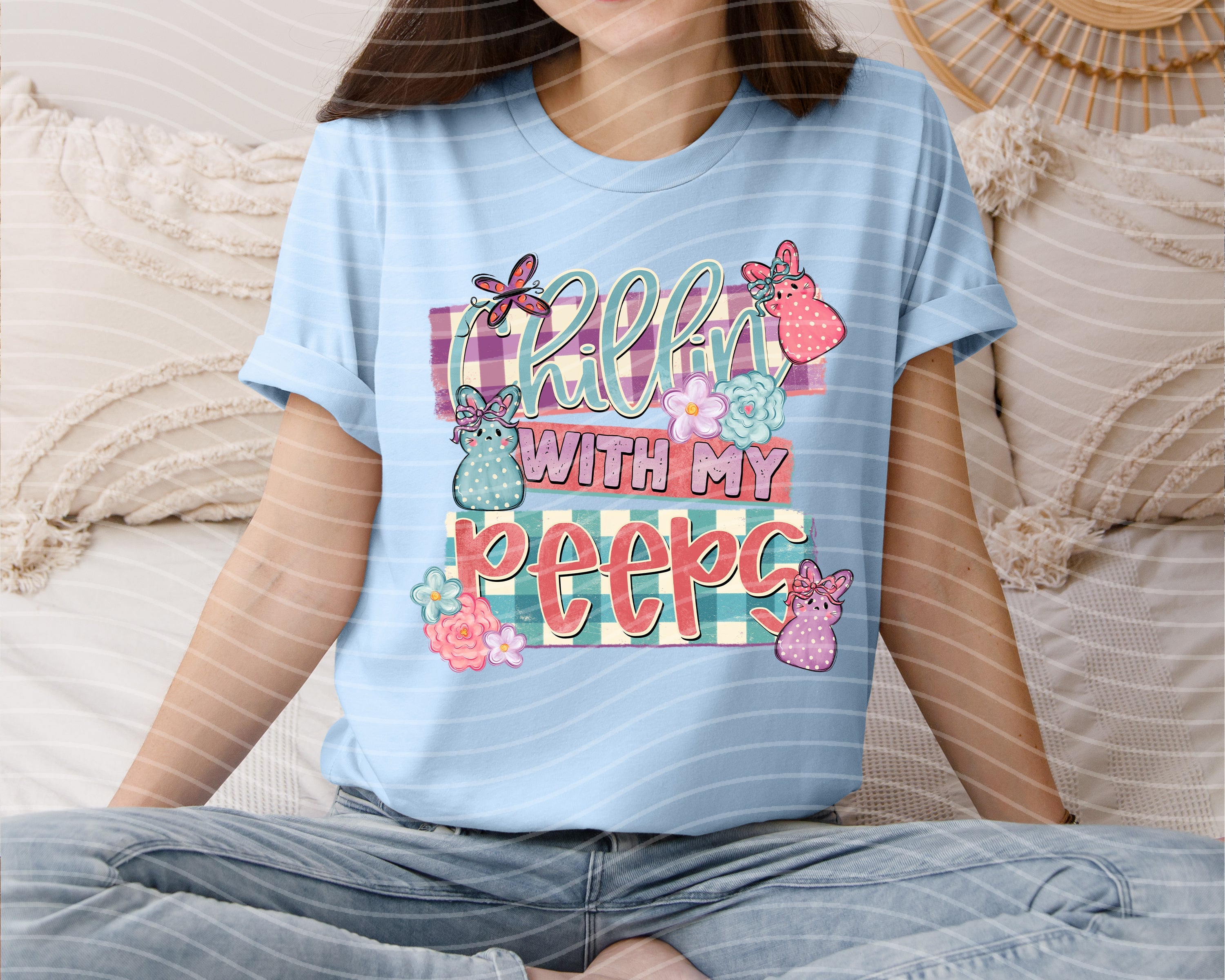Chillin With My Peeps Graphic Tee