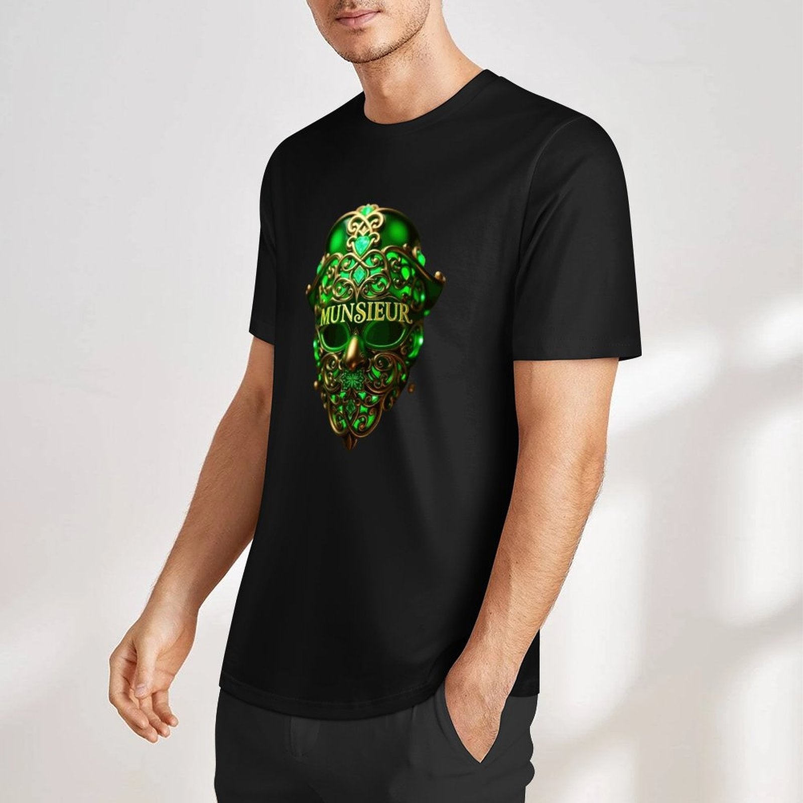 Munsieur St. Patrick's Day Collection "Skull of Clovernook" Tee for Men