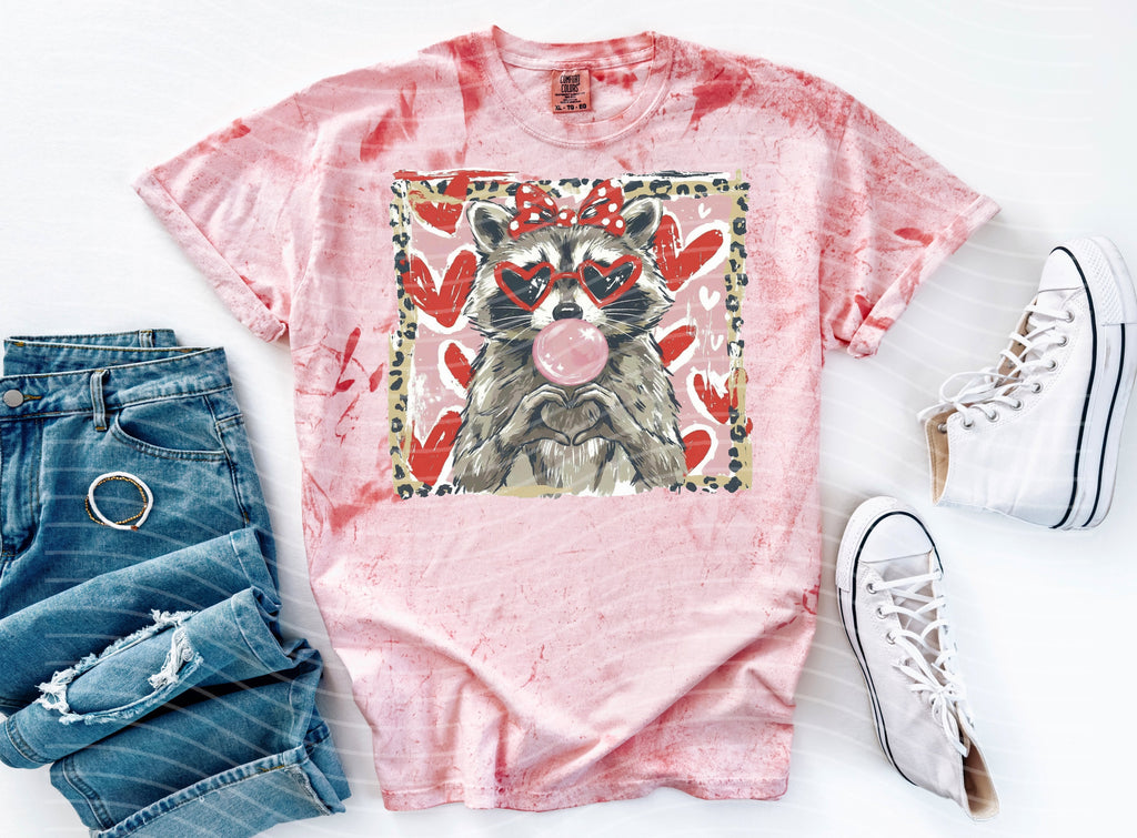 Leopard Raccoon Graphic Tee