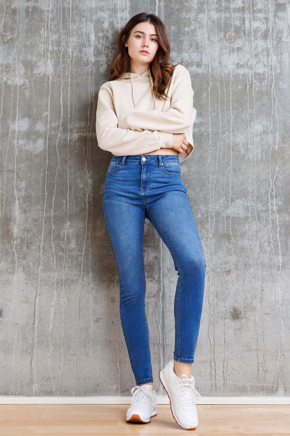 Super Stretch High Rise Skinny Jeans