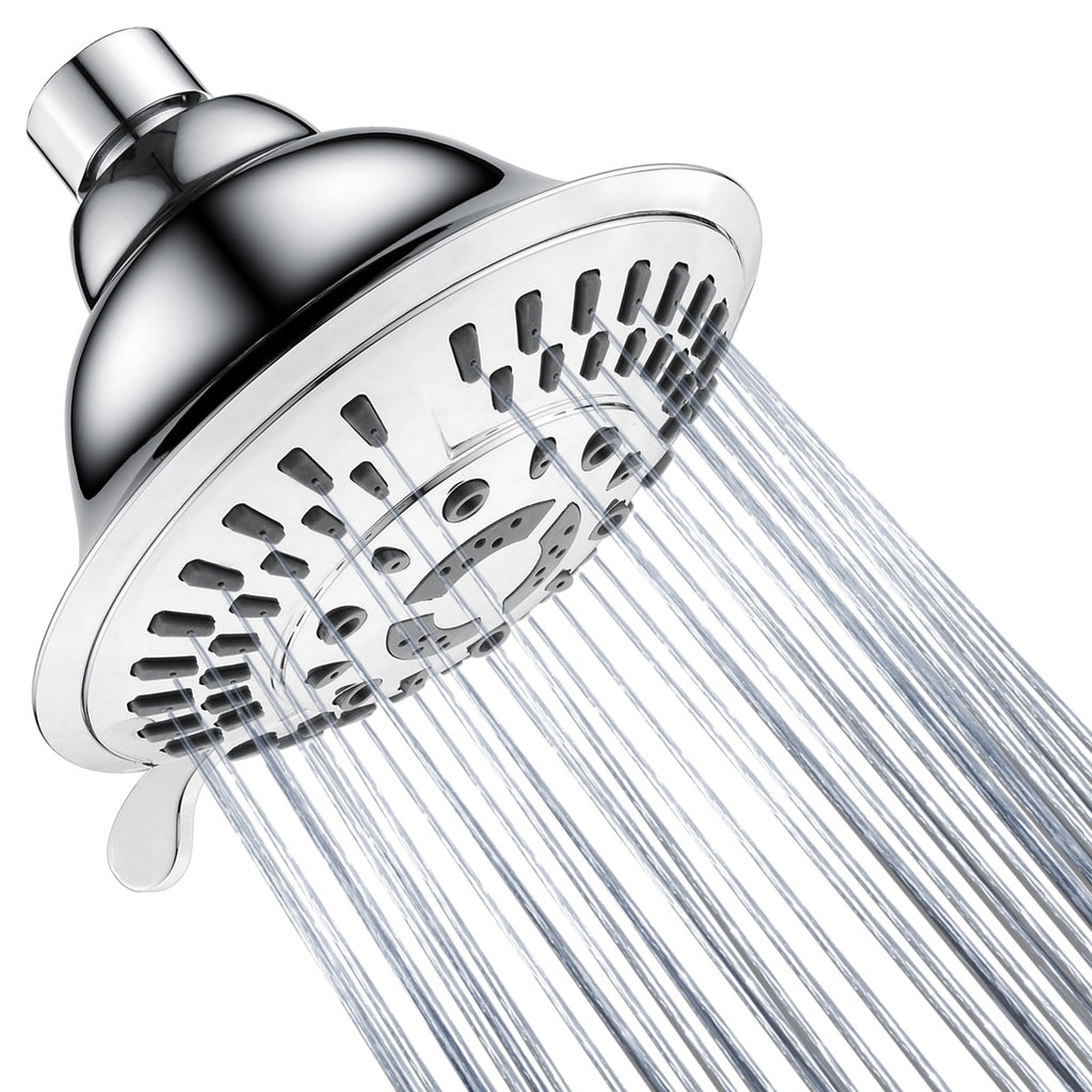 5-Spray Fixed Shower Head with Adjustable Angle