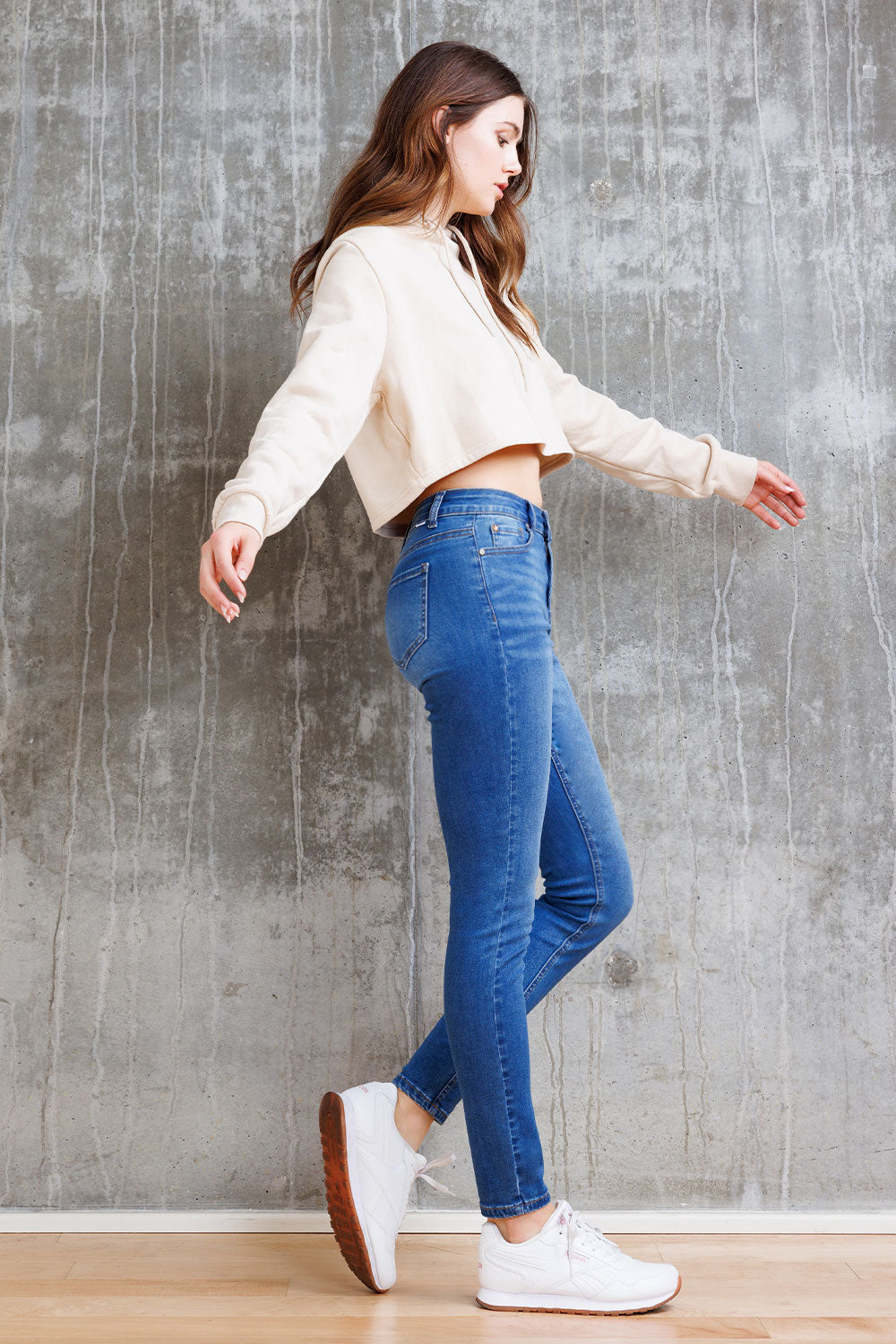 Super Stretch High Rise Skinny Jeans