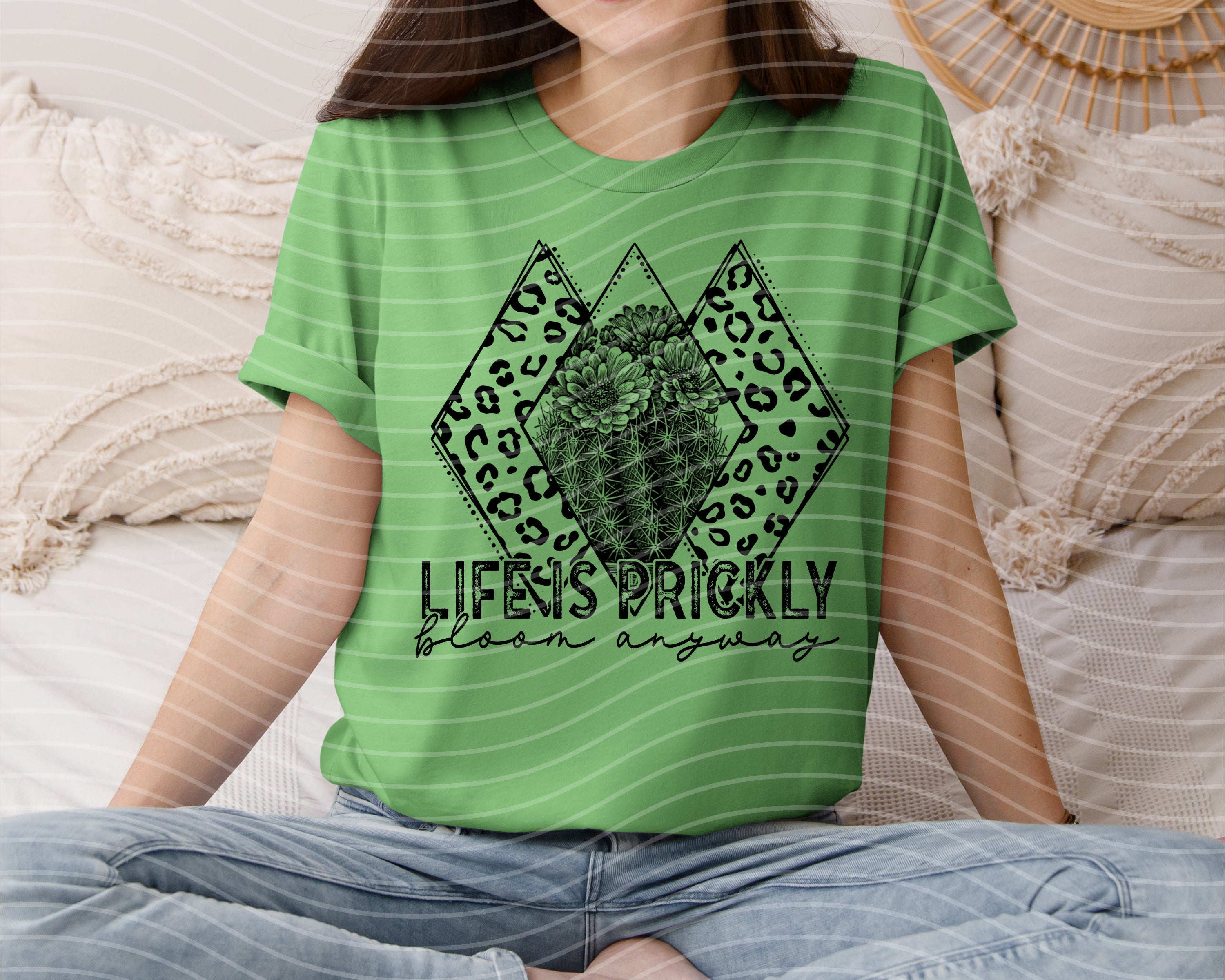Life is Prickly Bloom Anyway Graphic Tee
