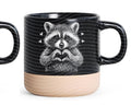 Black and White Raccoon Ceramic Mug