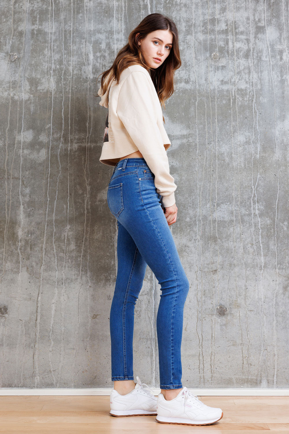 Super Stretch High Rise Skinny Jeans