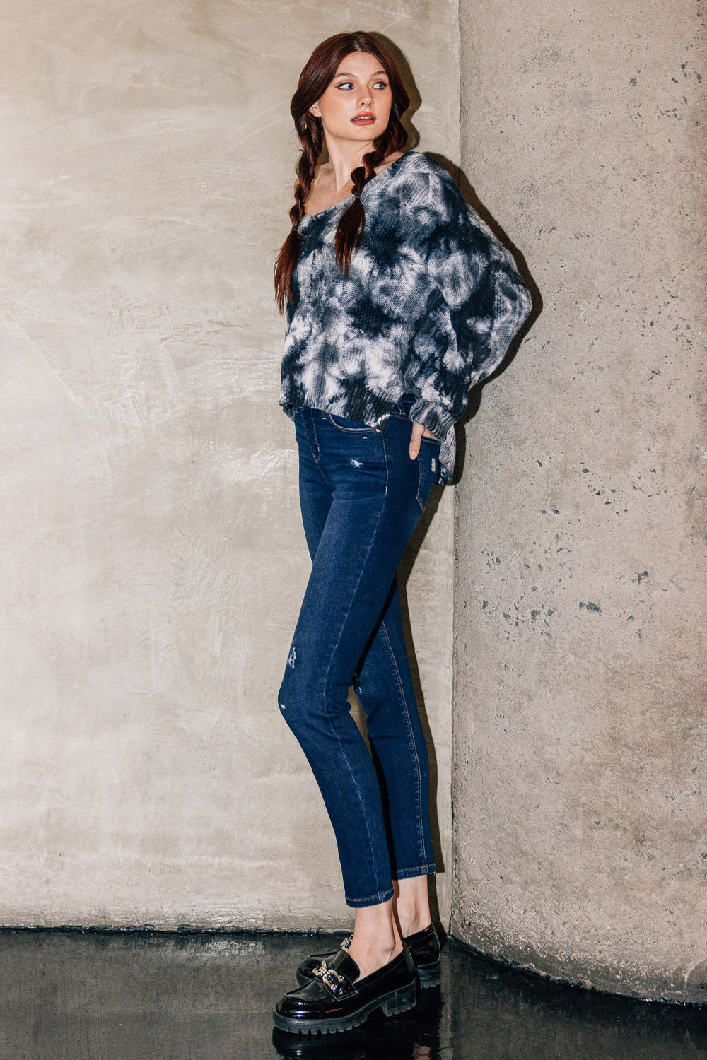 Destructed Ankle Skinny Jeans
