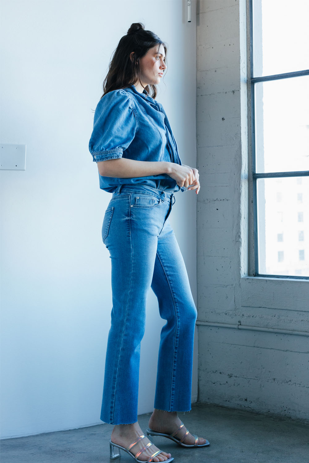 Mid Rise Classic Straight Jeans