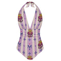 MUNSIEUR All-Over Print Women's High Cut One-piece Swimsuit