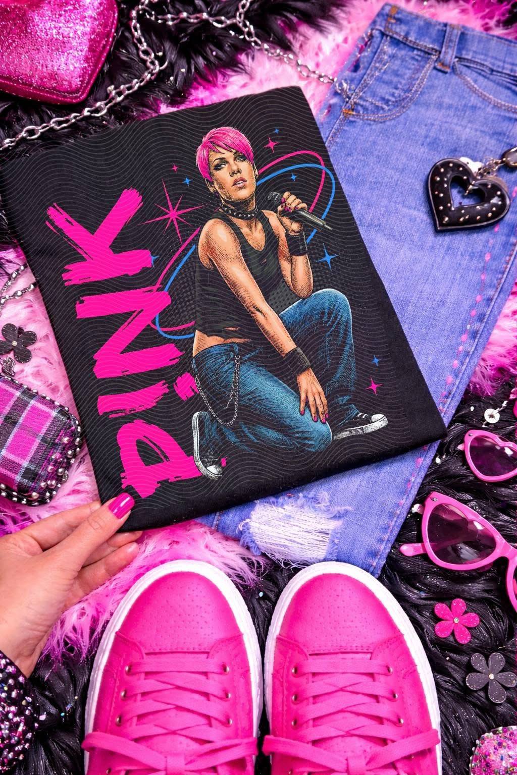 Pink Graphic Tee