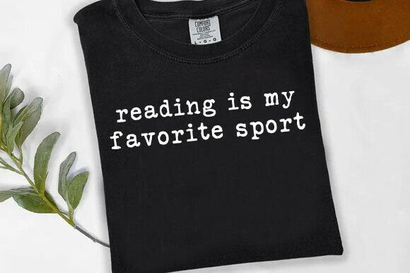 Reading is My Favorite Sport Graphic Tee