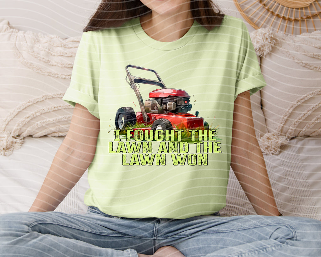 I Fought the Lawn and the Lawn Won Graphic Tee