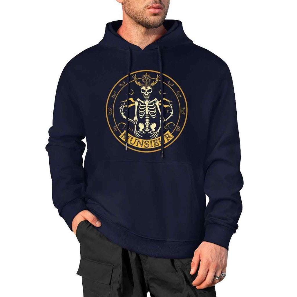 Shadow Reaper Hoodie - Luxe Skull Embroidery Gothic Streetwear