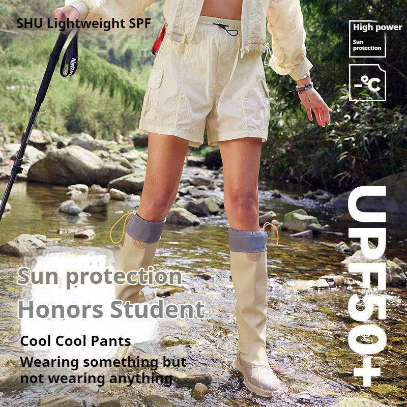 Sun Protection Sports Bottoms Women's Outdoor Running Fitness Bottoms Leisure Lightweight Utility