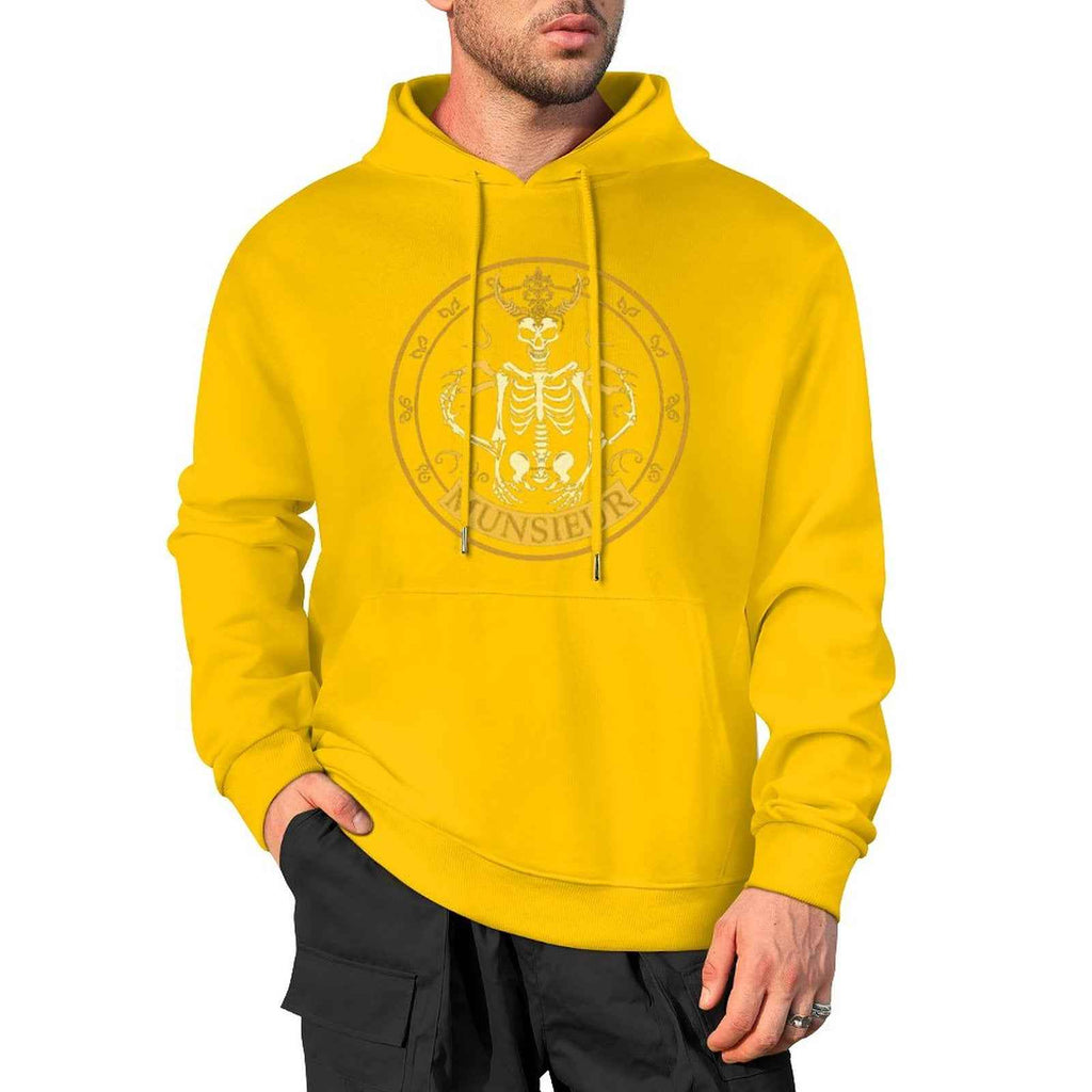 Shadow Reaper Hoodie - Luxe Skull Embroidery Gothic Streetwear