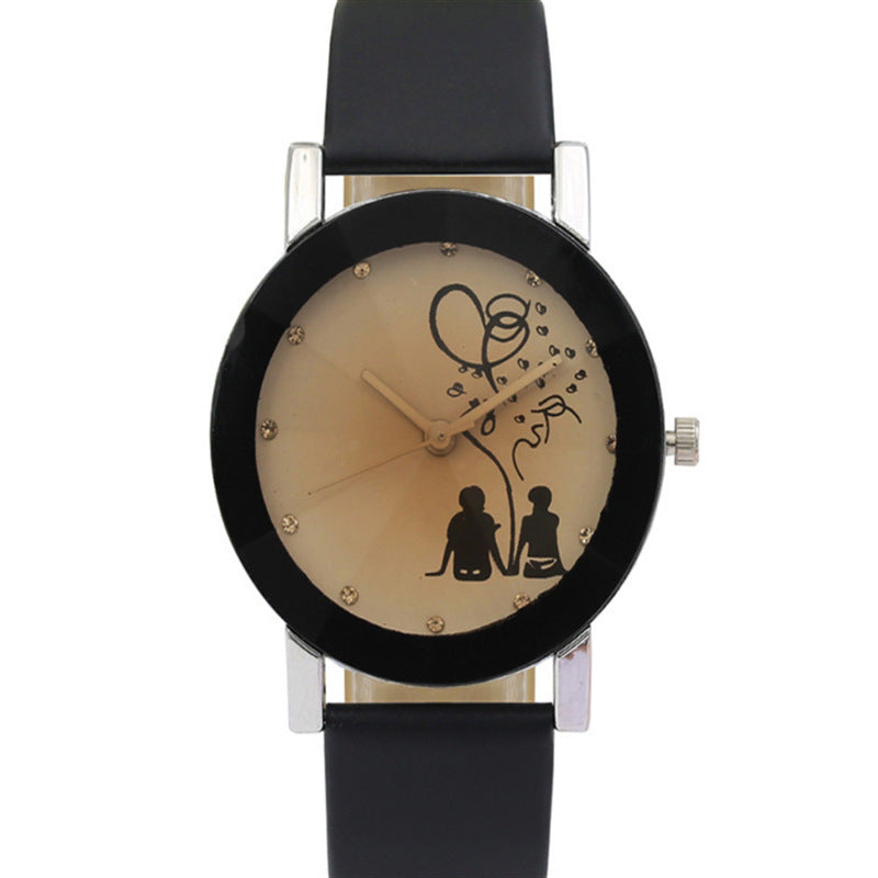 New Couple Trendy Stylish Glossy Simple Elegant Couples Watch