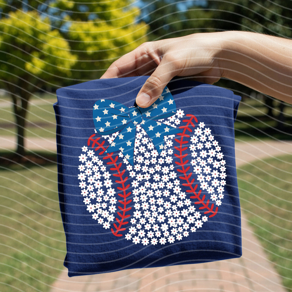 Floral Baseball Graphic Tee