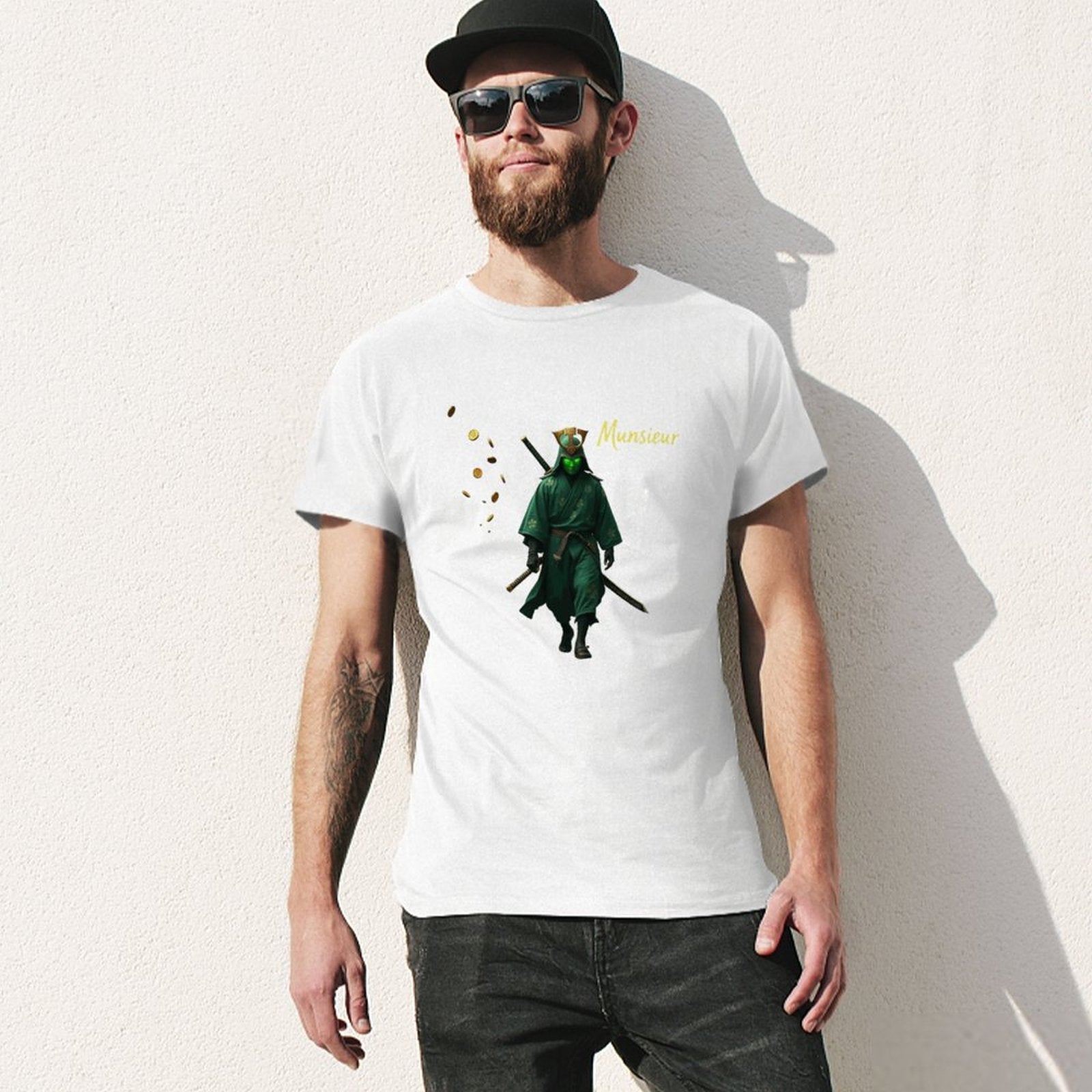 Munsieur St. Patrick's Day Collection for Men – Emerald Green Celtic Warrior Tee