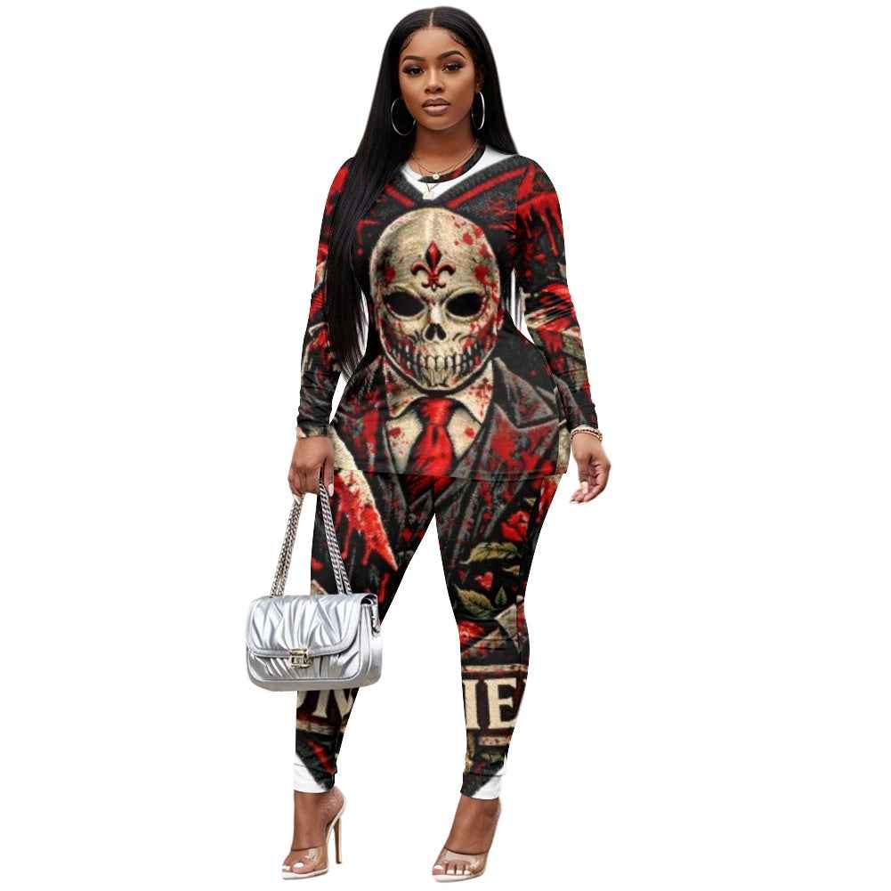 MUNSIEUR Women's Jumpsuit Valentine's Day Bleeding Collection