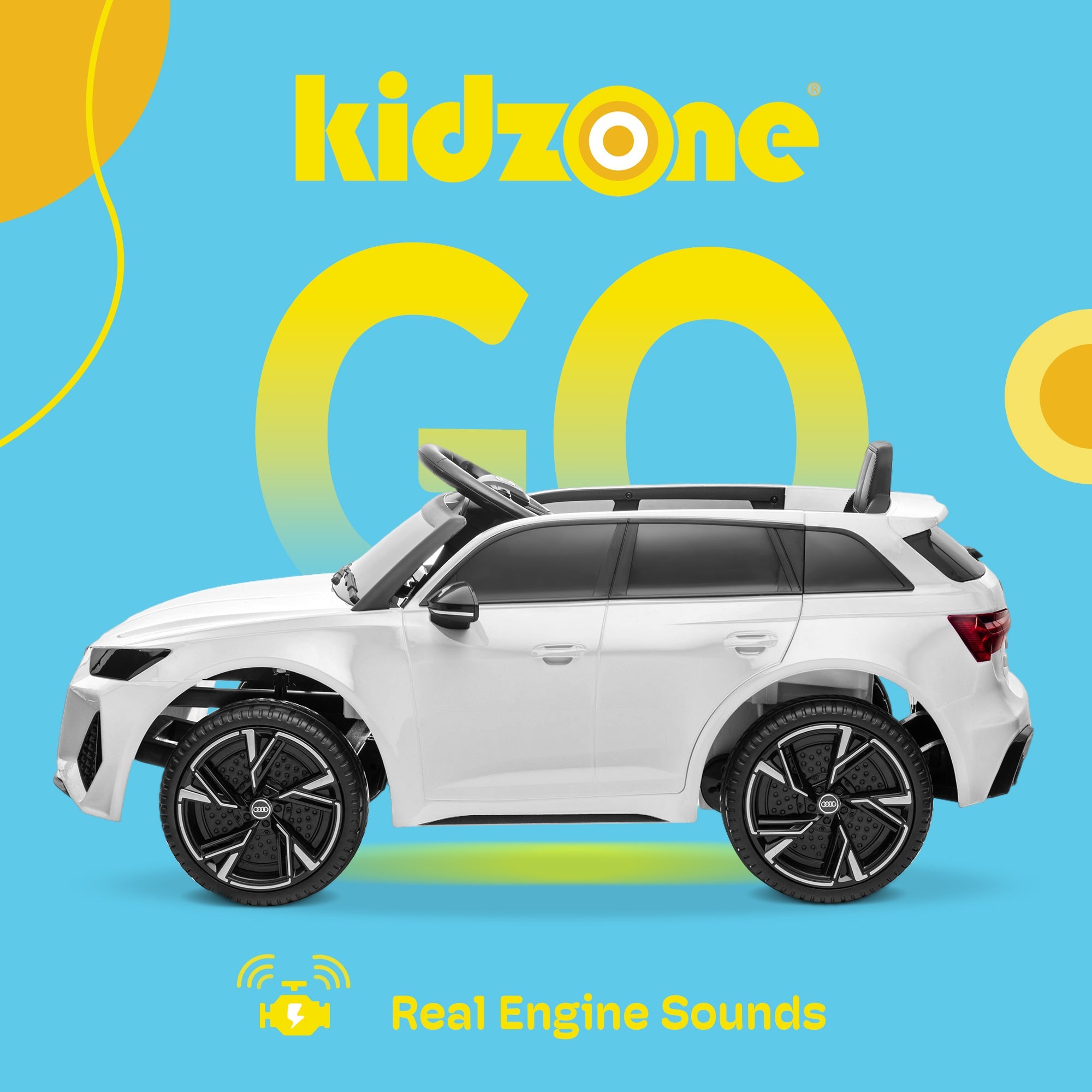 Kidzone Kids 12V Ride On Car - Choose from 7 Vibrant Colors!