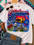 Oklahoma Airbrush Graphic Tee