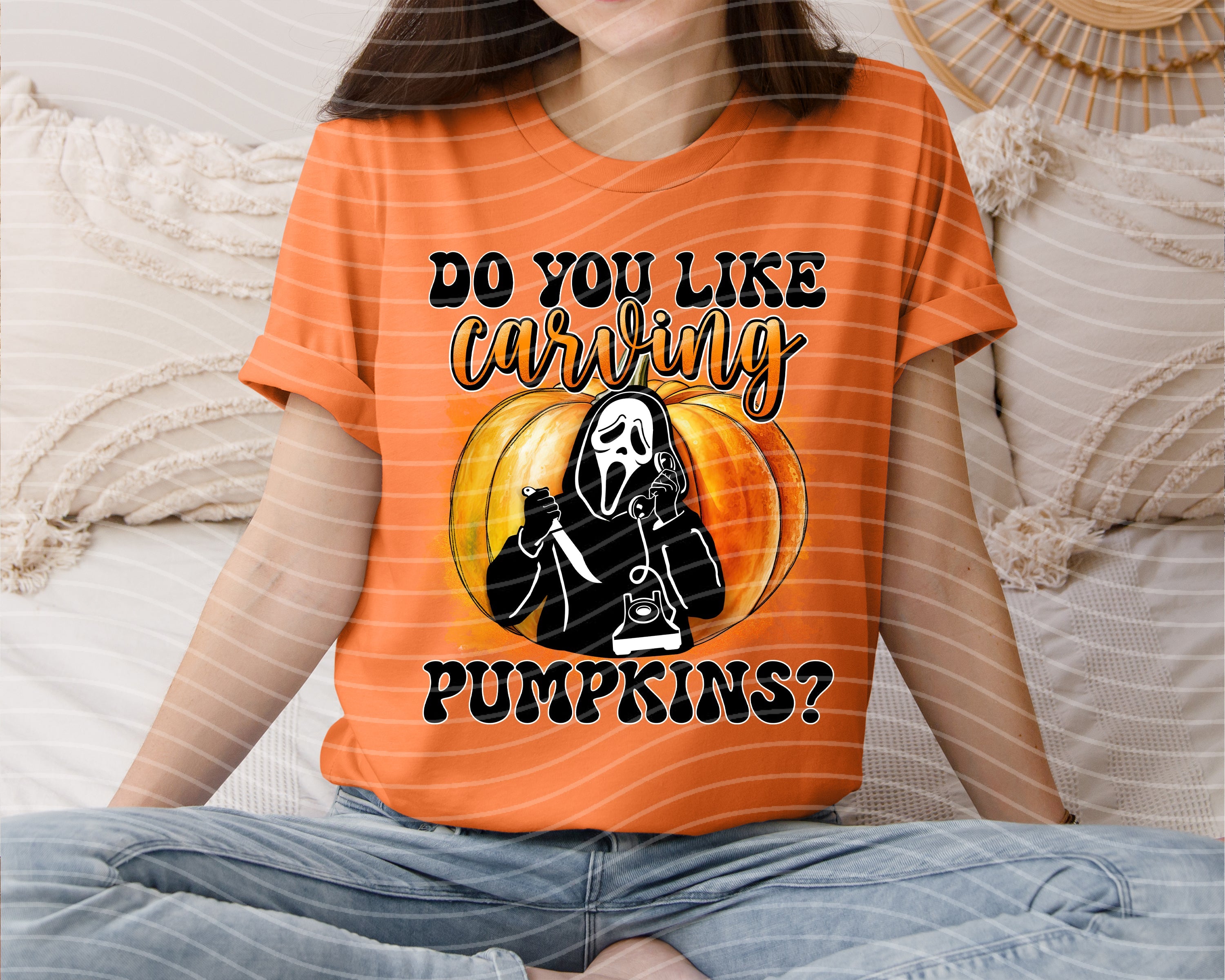 Do You Like Carving Pumpkins Graphic Tee