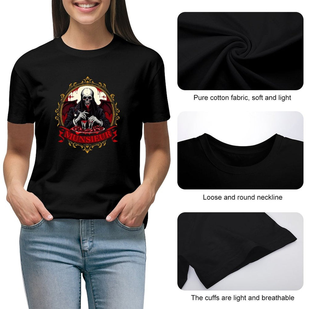 Women's Munsieur T-Shirt Valentine's Day Collection "Patron Q" Bleeding Love Collection